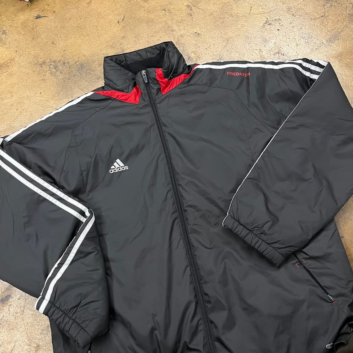 [정품/110] 아디다스 프레데터 블랙 바람막이 자켓 b19 상품이미지1