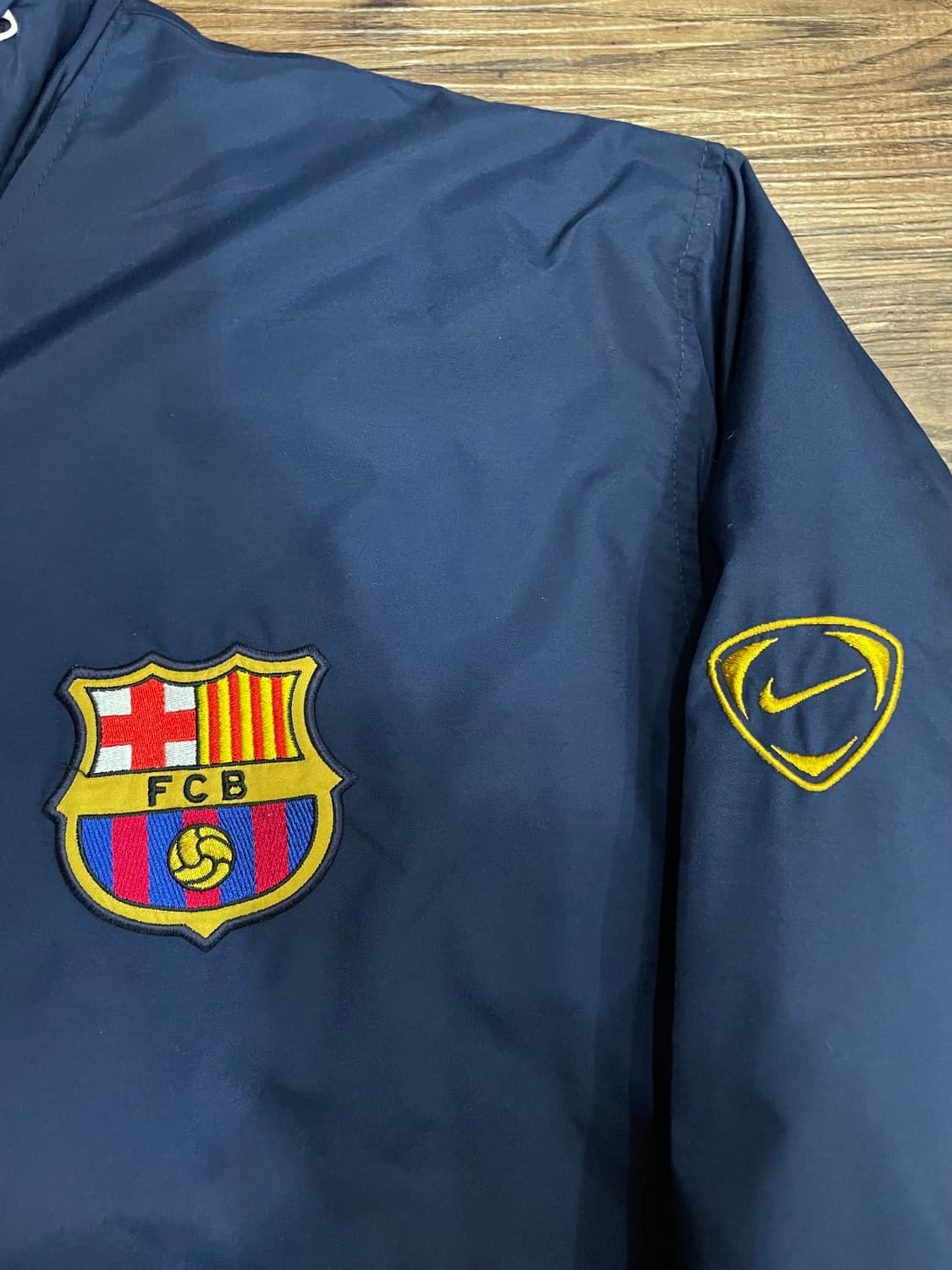 03-04 나이키 FC 바르셀로나 벤치 코트 패딩 자켓  네이비 상품이미지4