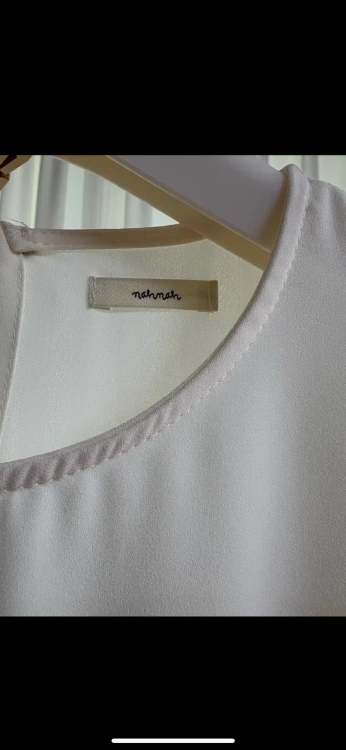 리본타이 나흐 프릴 블라우스 상품이미지2