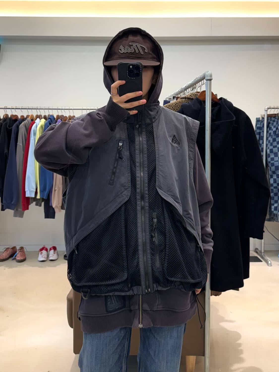 나이키 acg 유틸리티 우븐 메쉬 베스트 상품이미지5