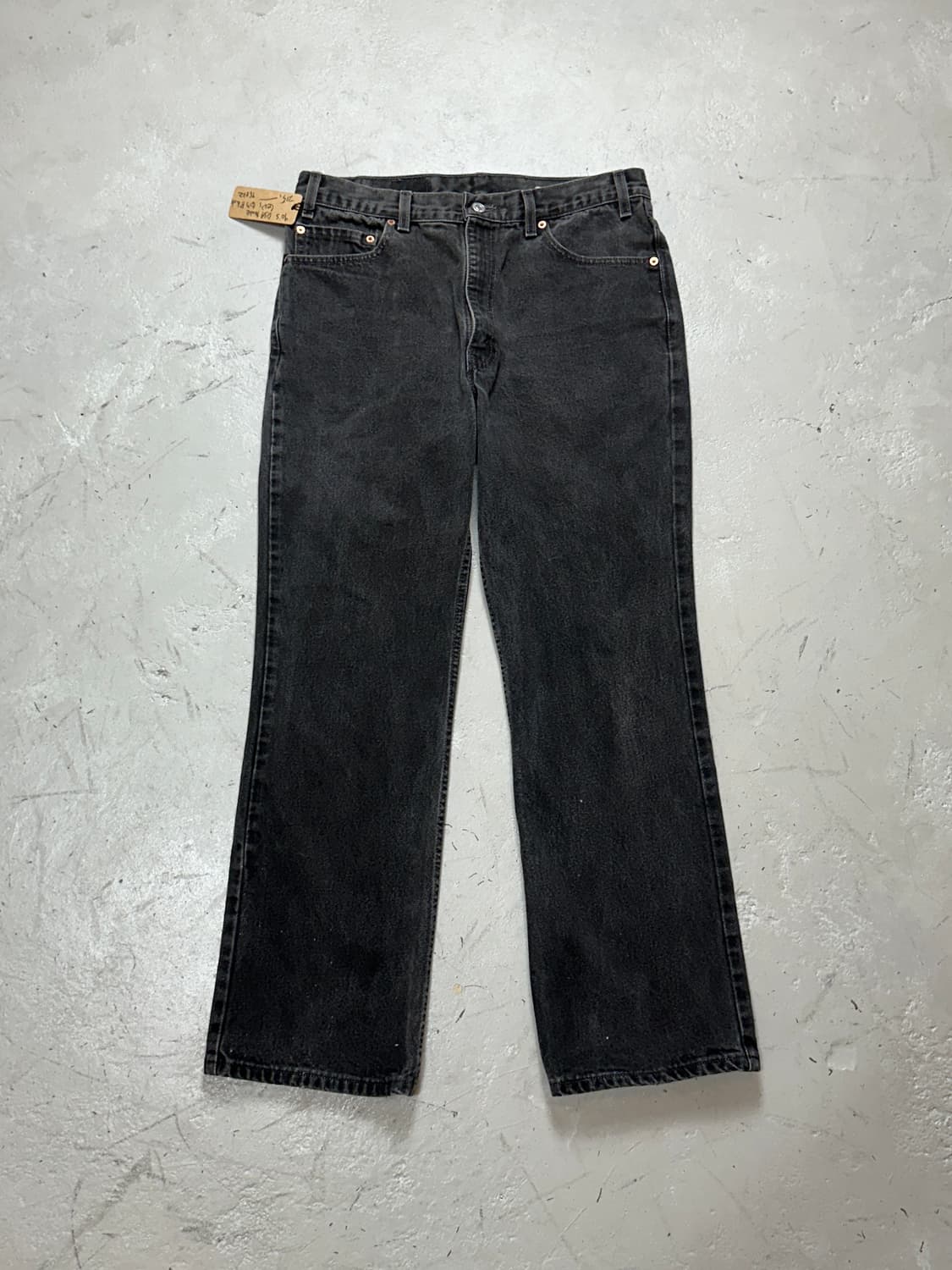 90's USA Made 리바이스 517 블랙 부츠컷 플레어진 상품이미지1