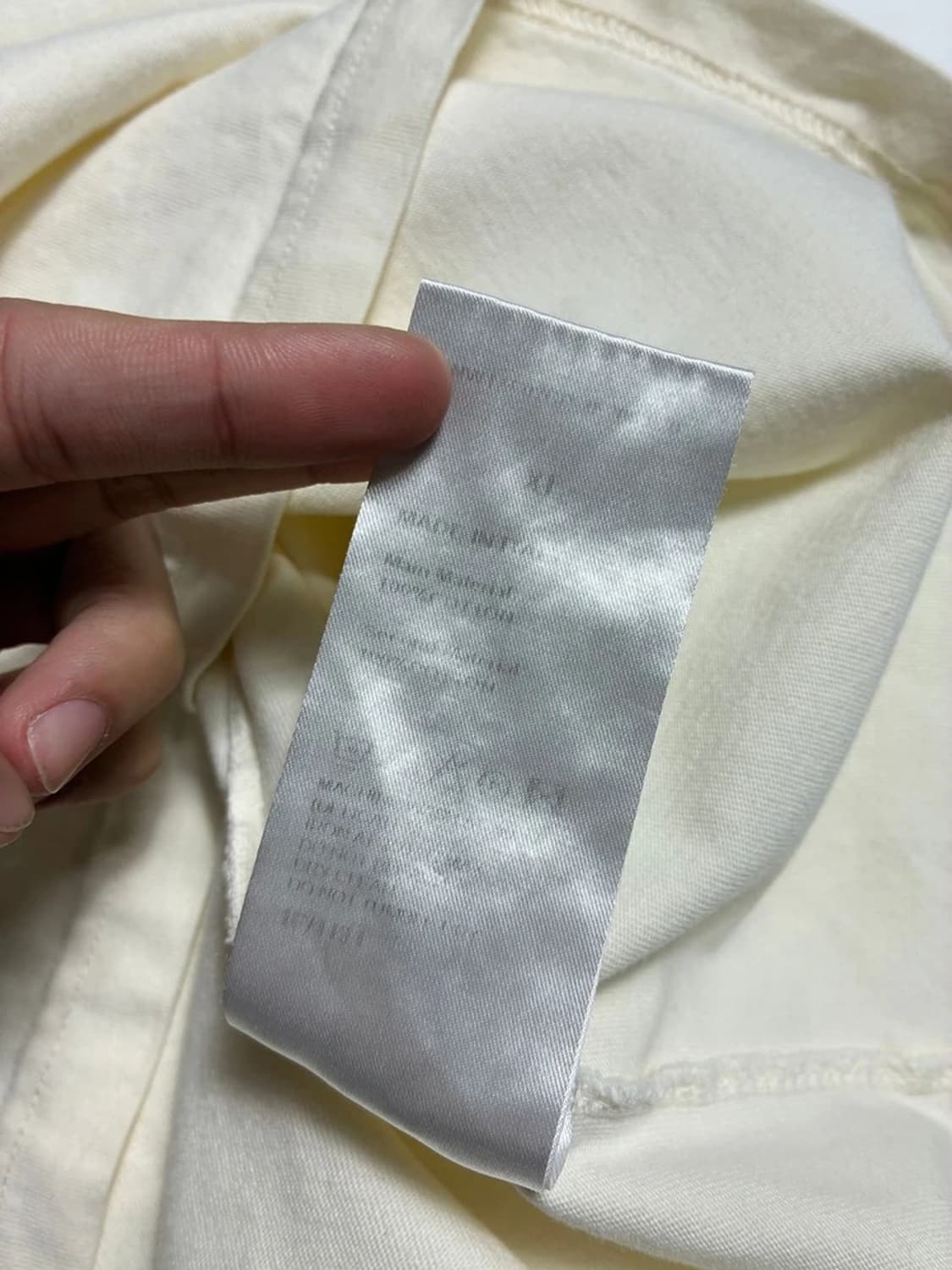 써네이 베이직 스몰로고 코튼 반팔 티셔츠 R1575 상품이미지6
