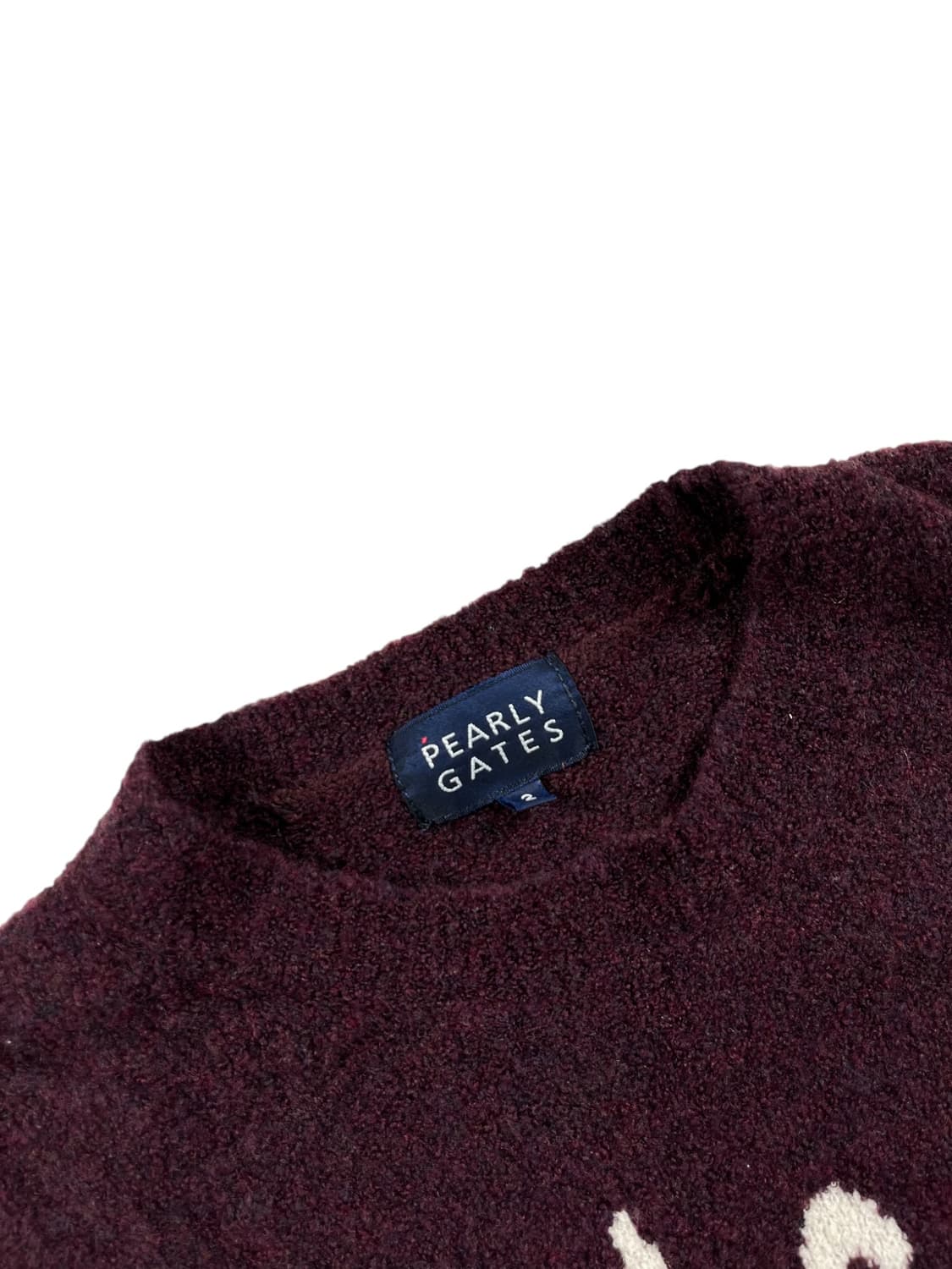 PEARLY GATES 토끼 그래픽 니트  상품이미지3