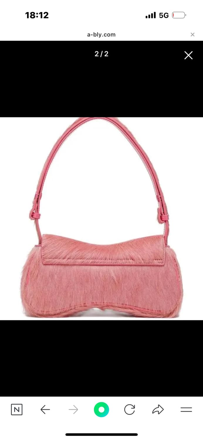 디젤 25FW 클러치 핑크색상 상품이미지2