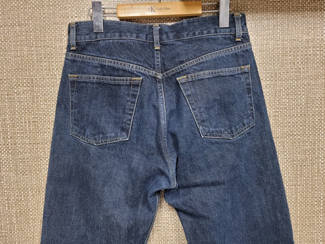 M 30~31인치 유니폼브릿지 셀비지 청바지 빈티지 아메카지 진청 상품이미지3