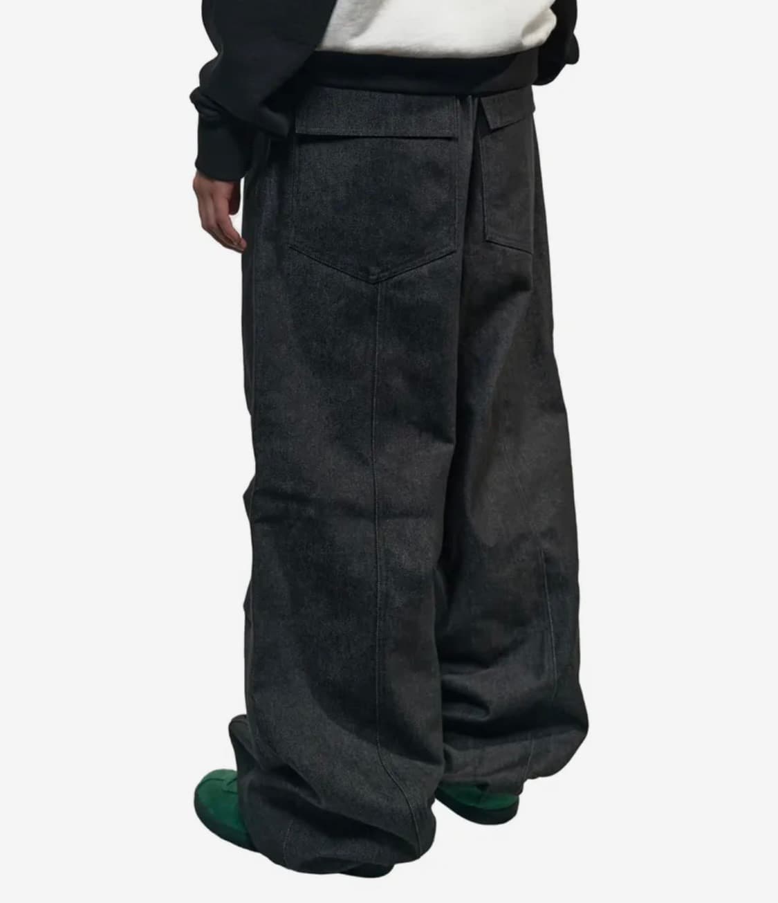 아캄 핀턱 데님팬츠 상품이미지3