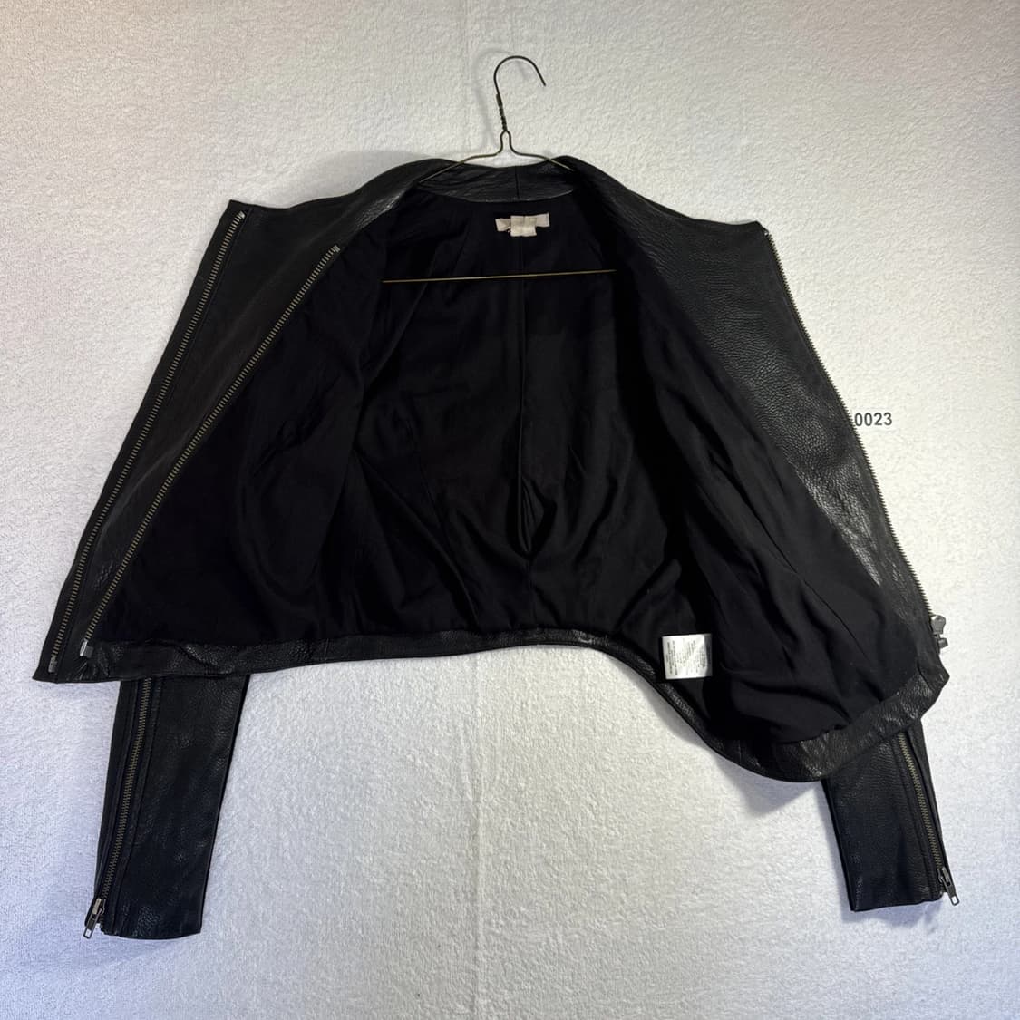 헬무트 랭 램스킨 레더 바이커 재킷 상품이미지2