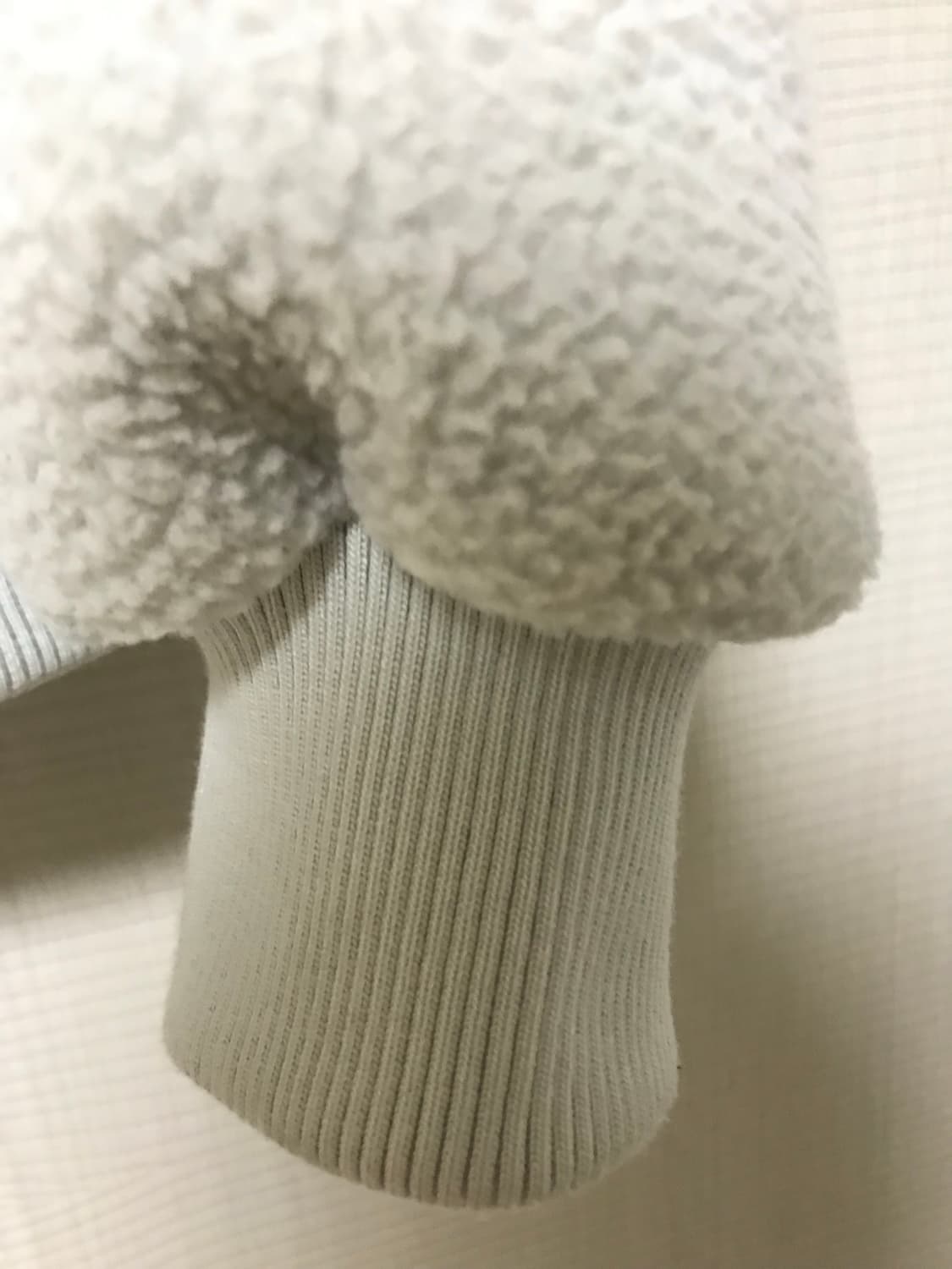 코이세이오 라운드 카라 플리스 재킷 라이트 그레이 후리스 상품이미지6