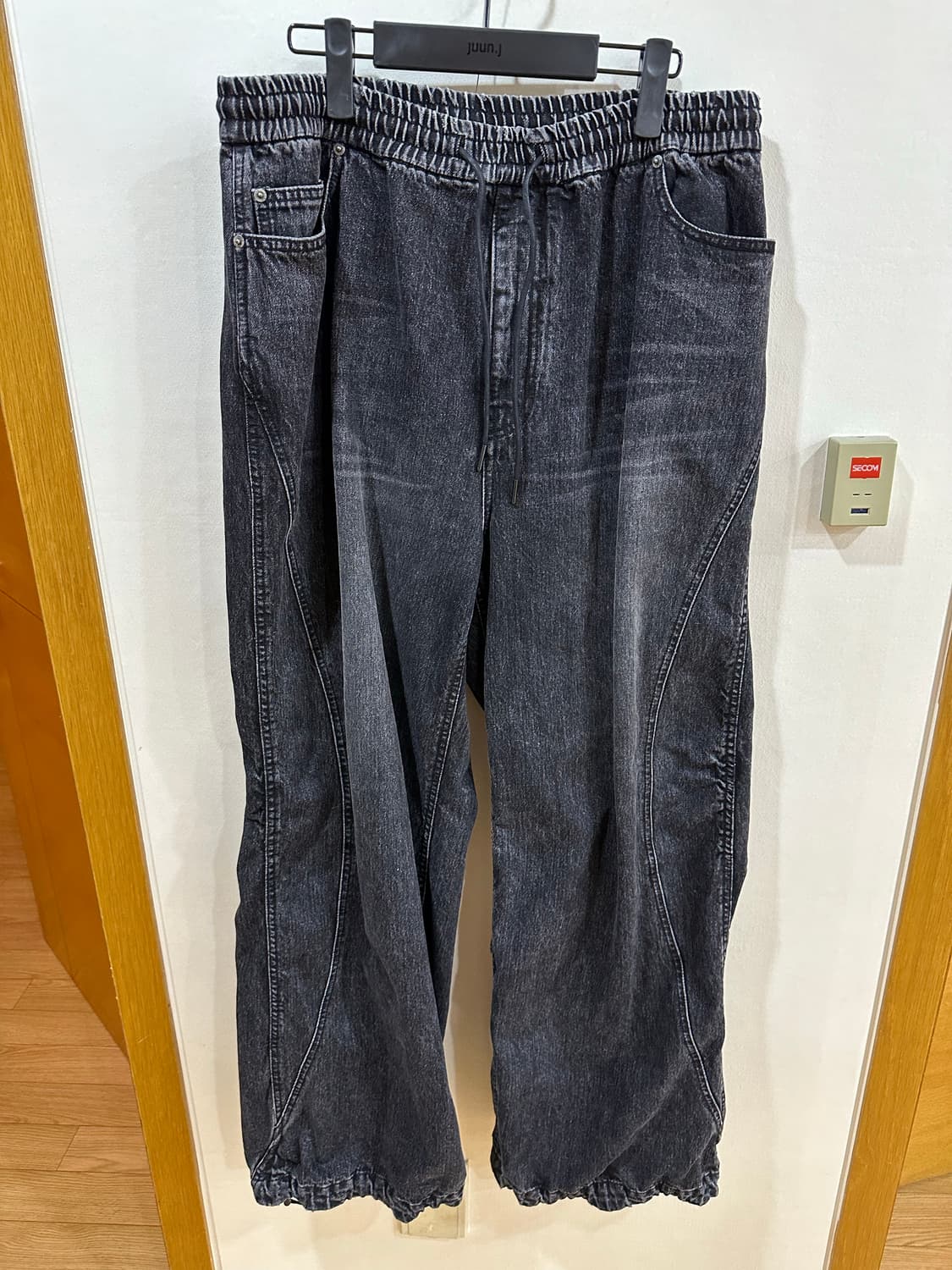 준지 슬러브 데님트랙 팬츠 50 상품이미지3