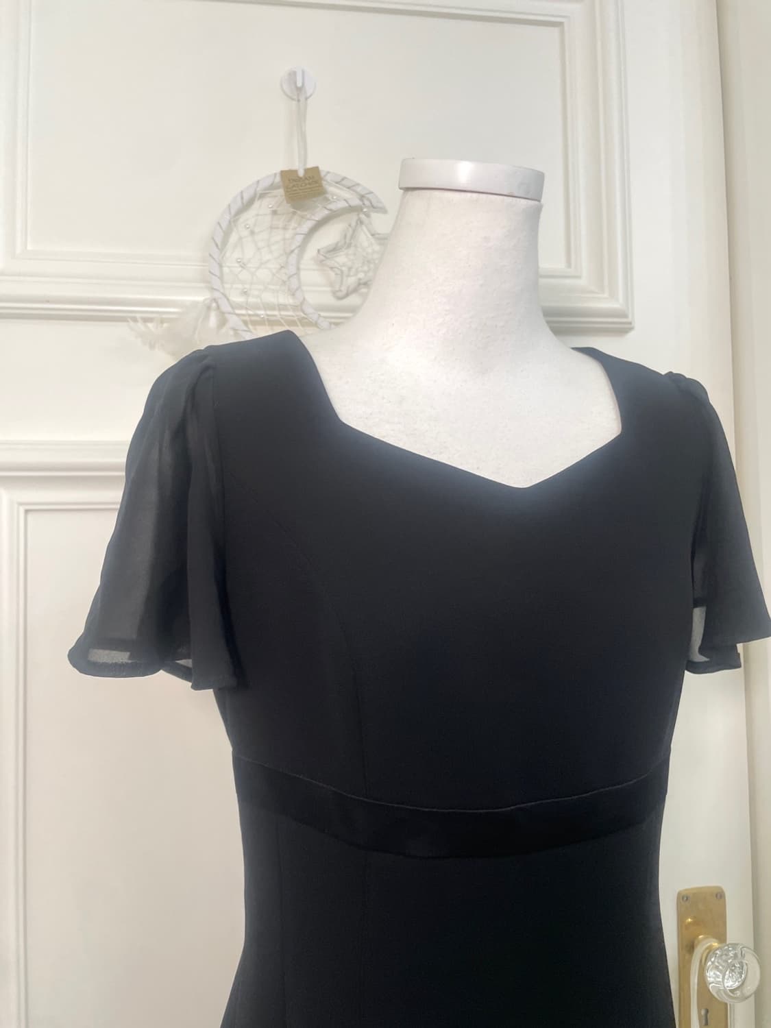 black chiffon sleeve princess opc 상품이미지5