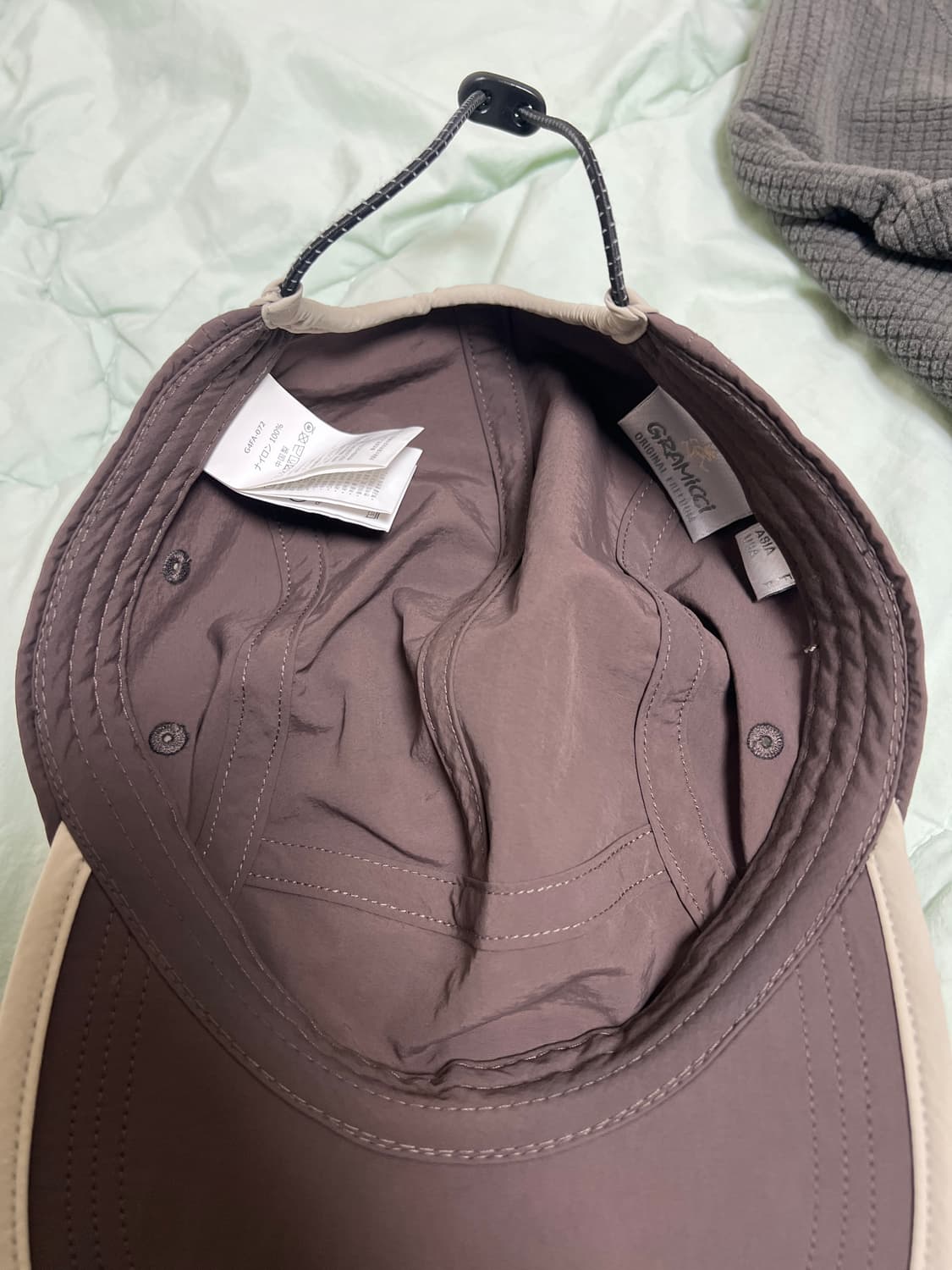 그라미치 나일론 캡 딥브라운 상품이미지3