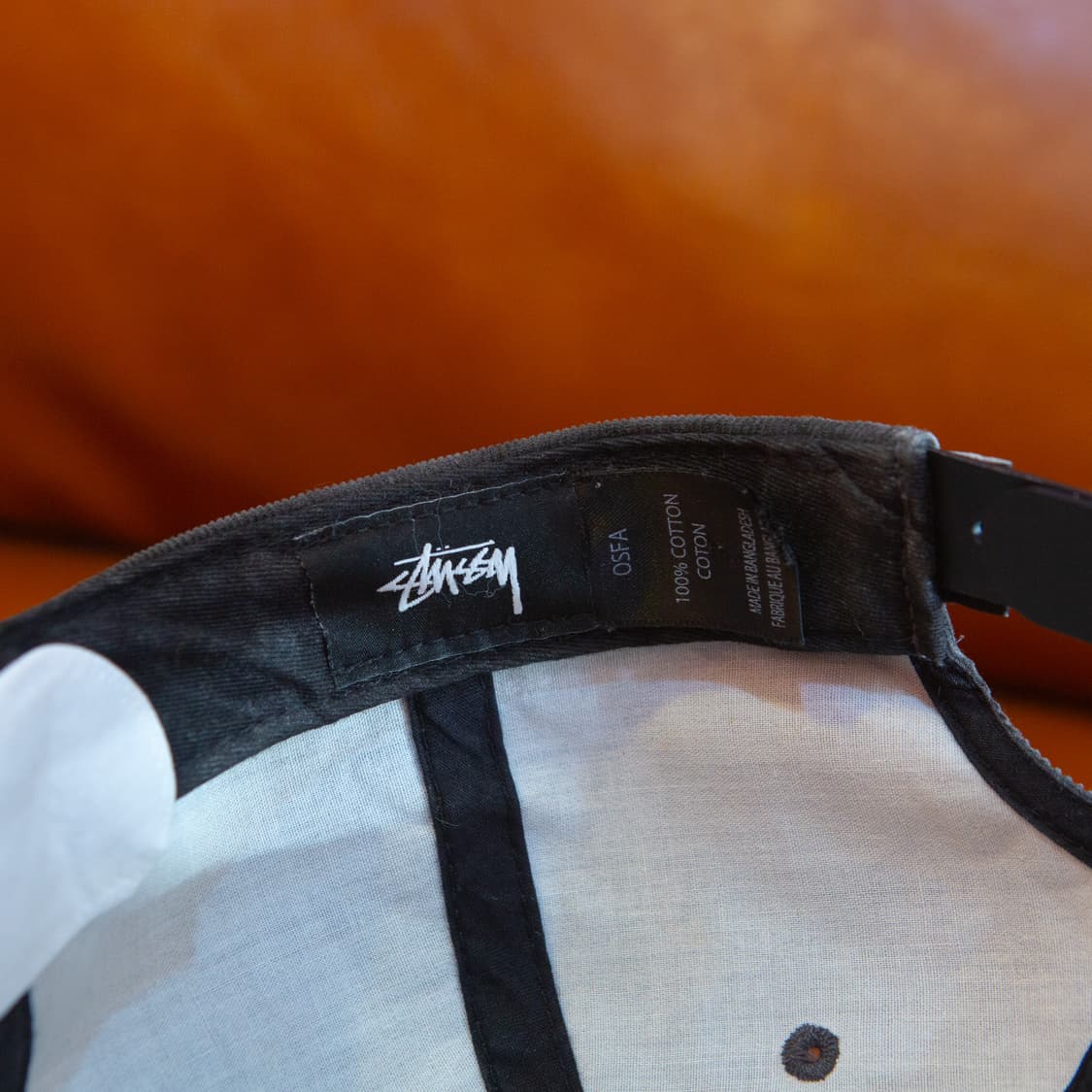 스투시 피그먼트 다이드 코듀로이캡 상품이미지4