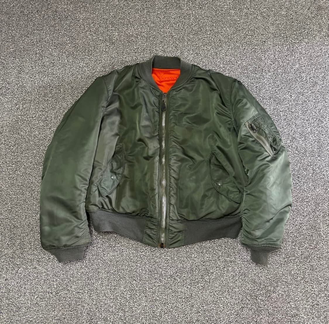 70년대 오리지널 빈티지 ma-1 E타입 XL 상품이미지1