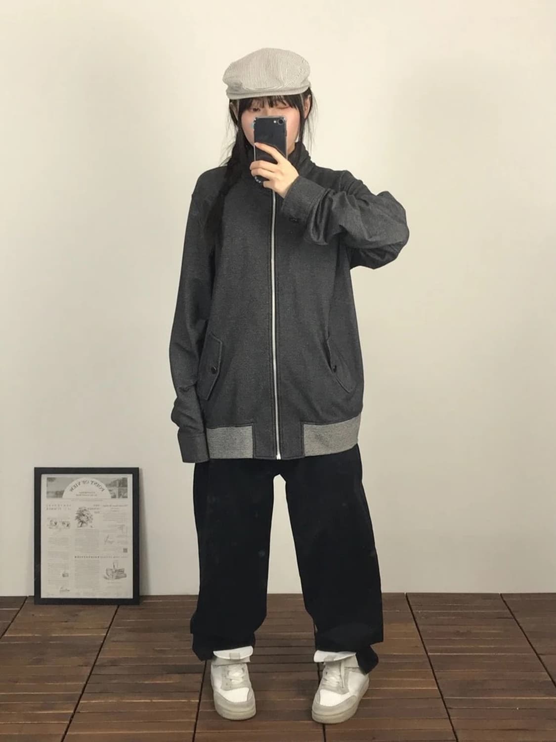 Christian Orani Gray Zip Jacket 상품이미지3