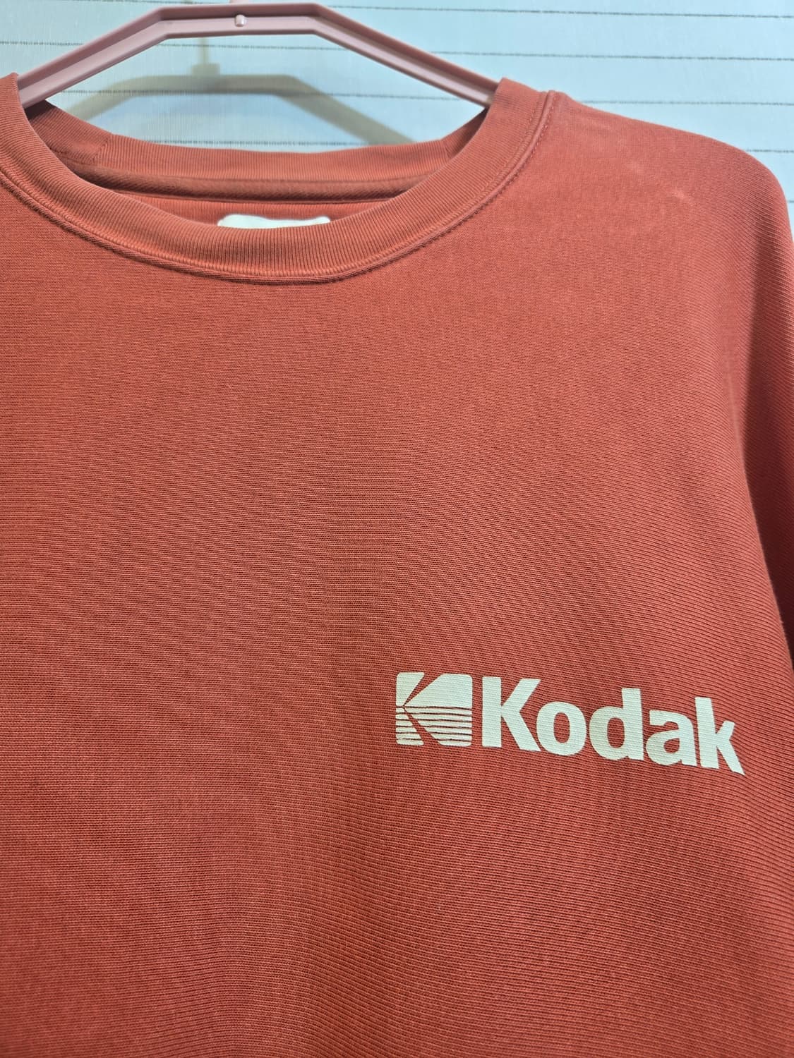 코닥 Kodak 맨투맨 티셔츠 오렌지 상품이미지2