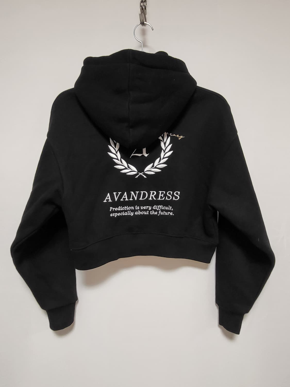 빈티지) 여성기모 크롭후드티 상품이미지6