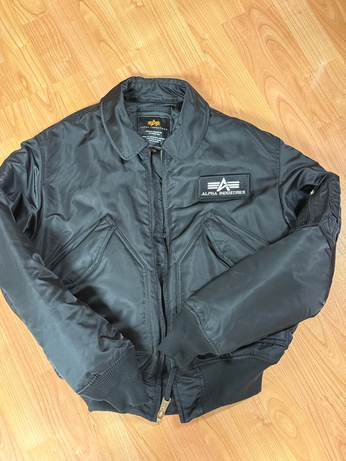 알파인더스트리 CWU-45/P 블랙 M 자켓 상품이미지1