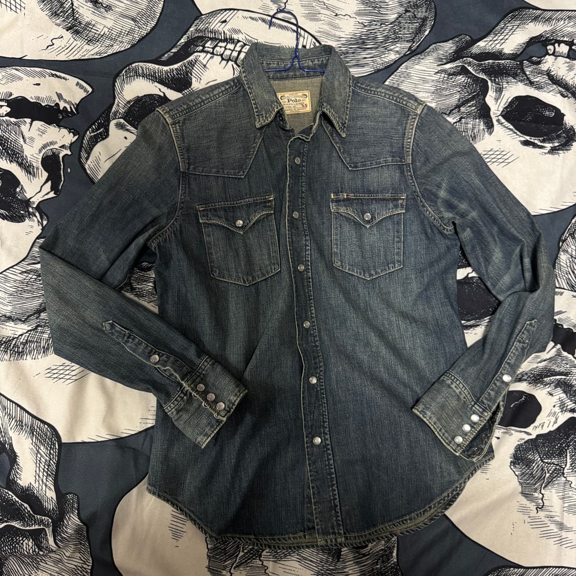폴로랄프로렌 웨스턴 데님셔츠 M (165/92A)사이즈  상품이미지4