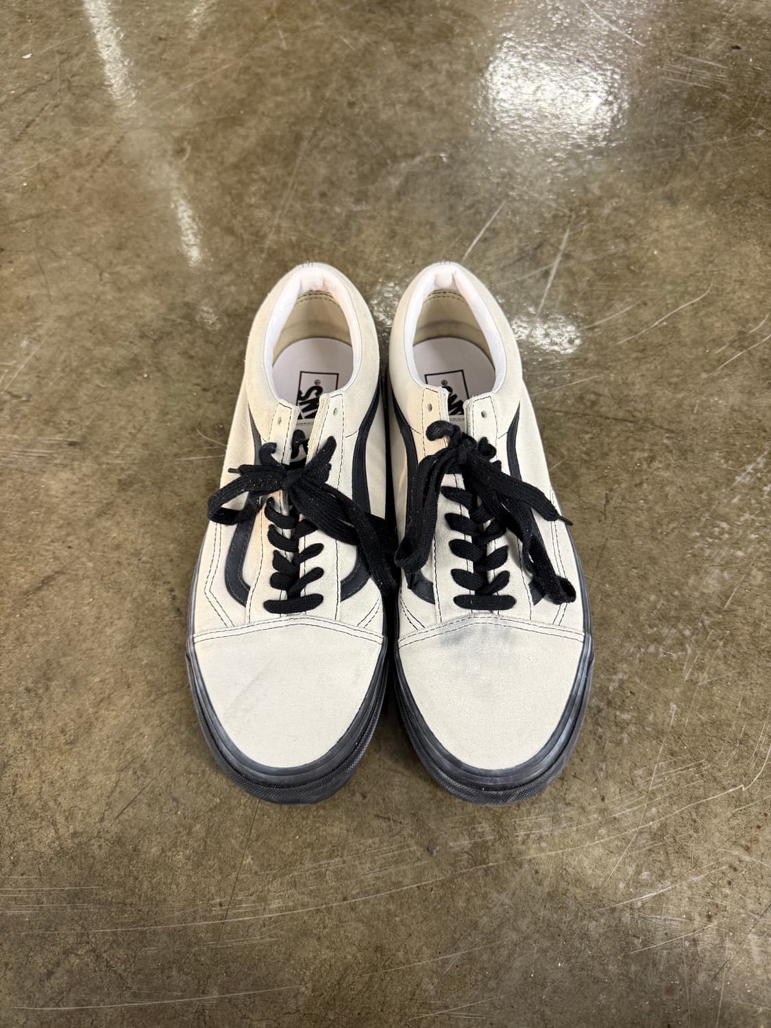 반스 올드 스쿨 36 DX 애너하임 팩토리 285 화이트 블랙 상품이미지2