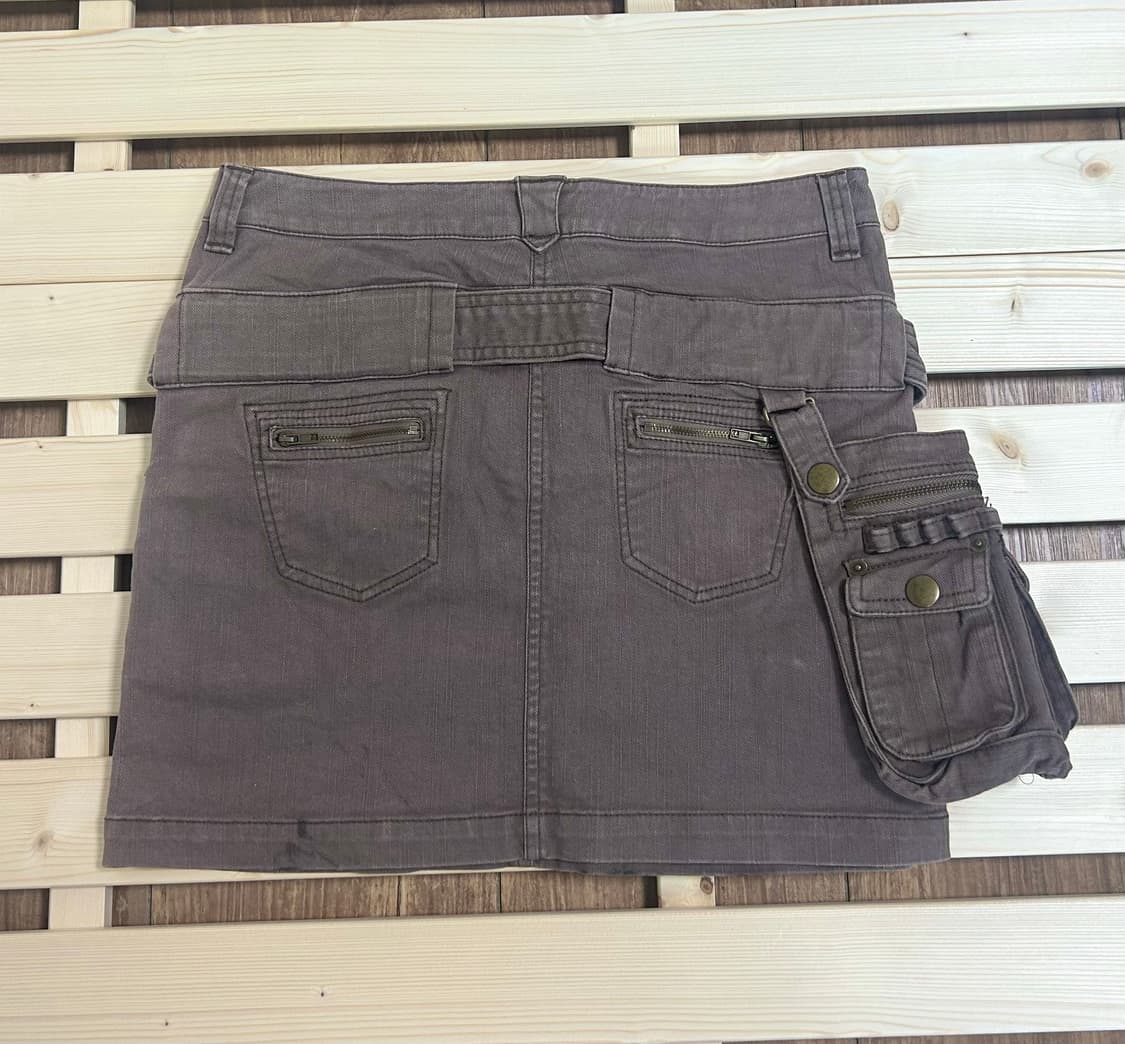 일본빈티지 y2k무드 대장 포켓 벨트 디테일 스커트 갸루와투케 핀터레스트 상품이미지2