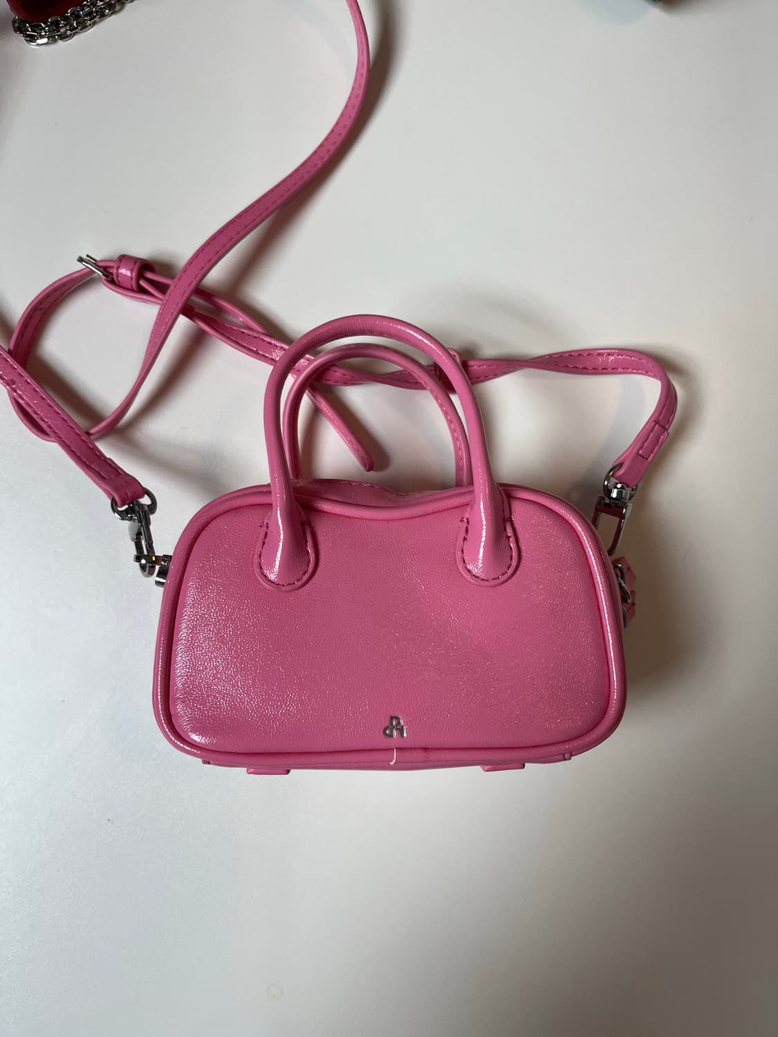 디어니스 핑크 미니 크로스백 새상품 상품이미지2