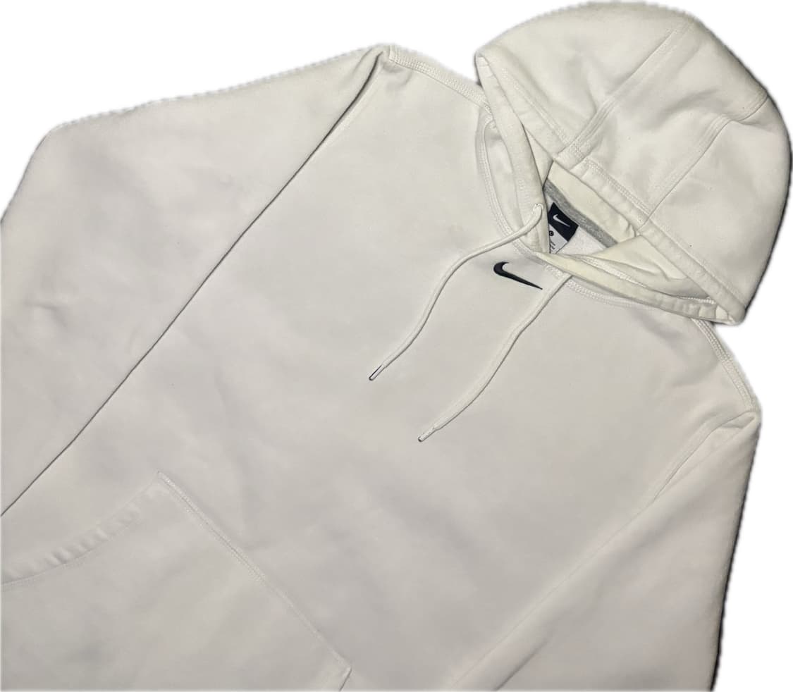 나이키 화이트 후드키 (블랙 스우쉬) L 상품이미지1