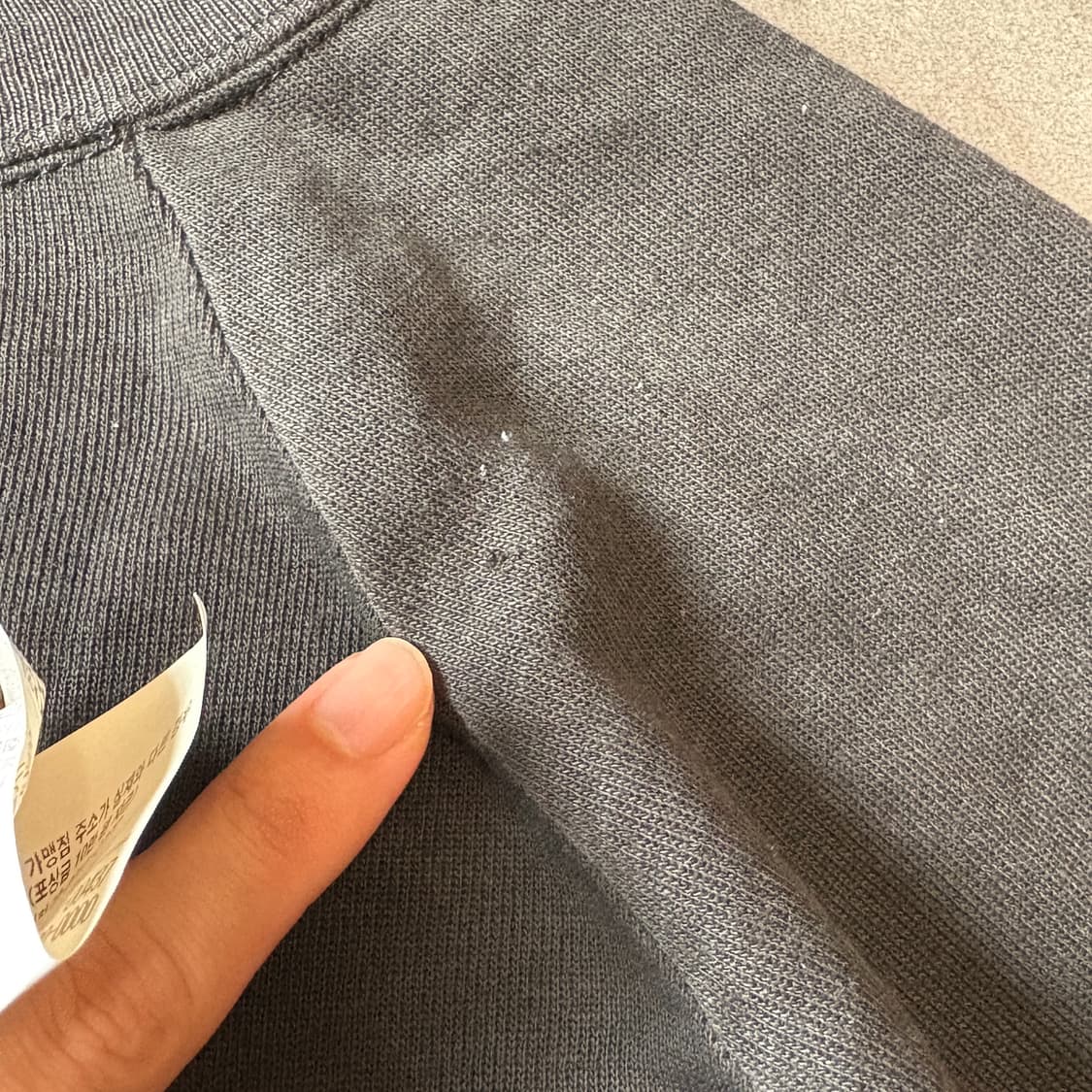 90s 90년대 미국 생산 빈티지 블랙 스웻셔츠 상품이미지6