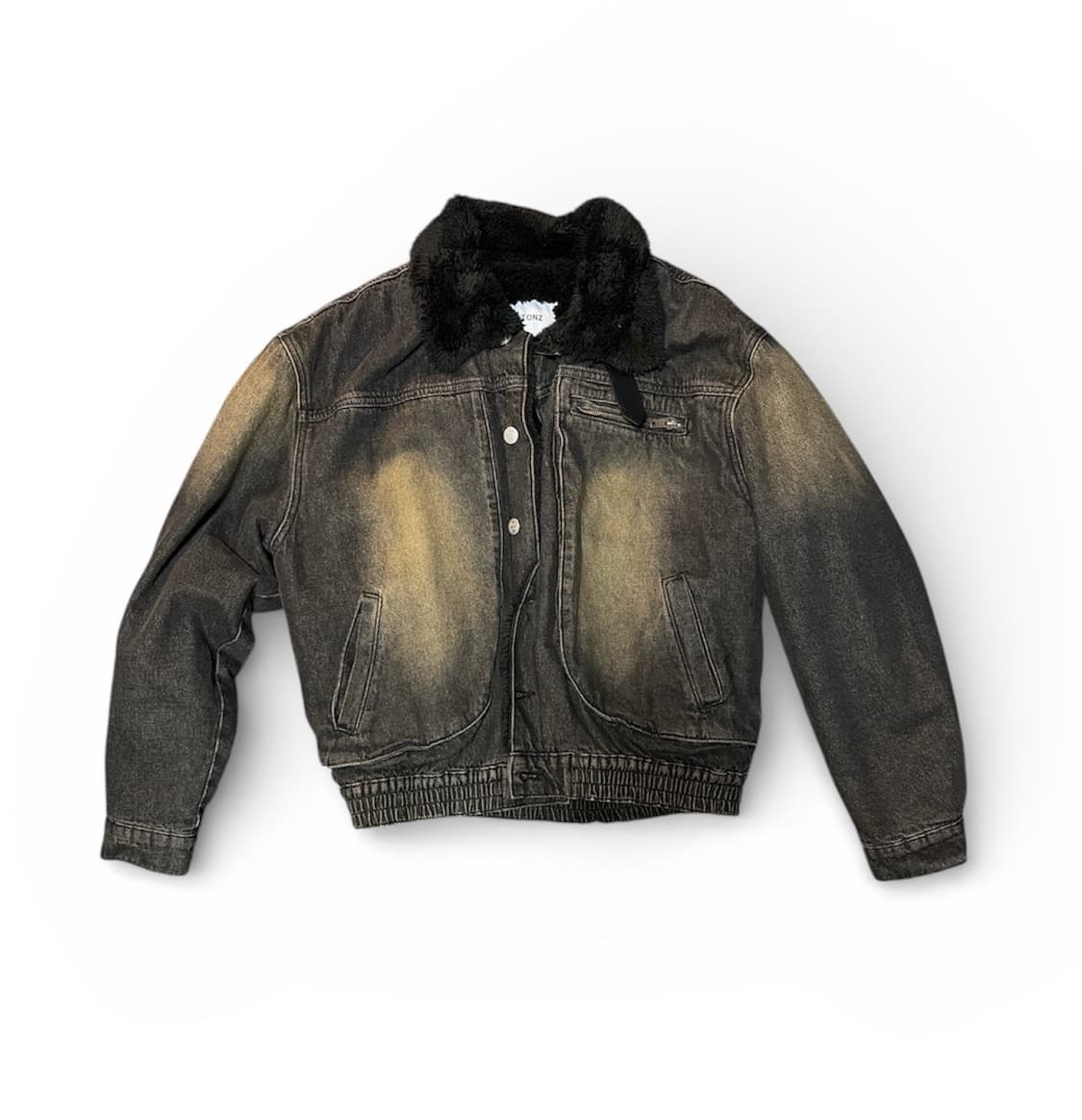 액스톤즈 XJ122 쉐르파 무톤 데님 워크 자켓 (BLACK) 상품이미지1