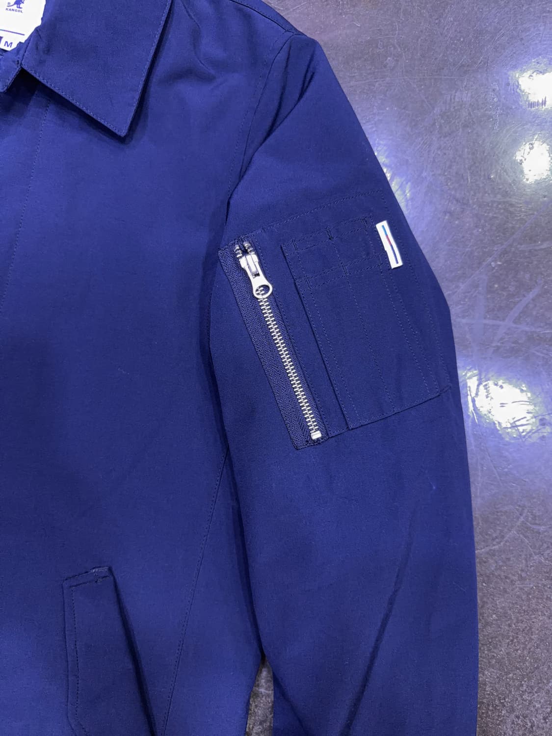 캉골 맥코트 발마칸 트렌치코트 네이비 M 상품이미지4