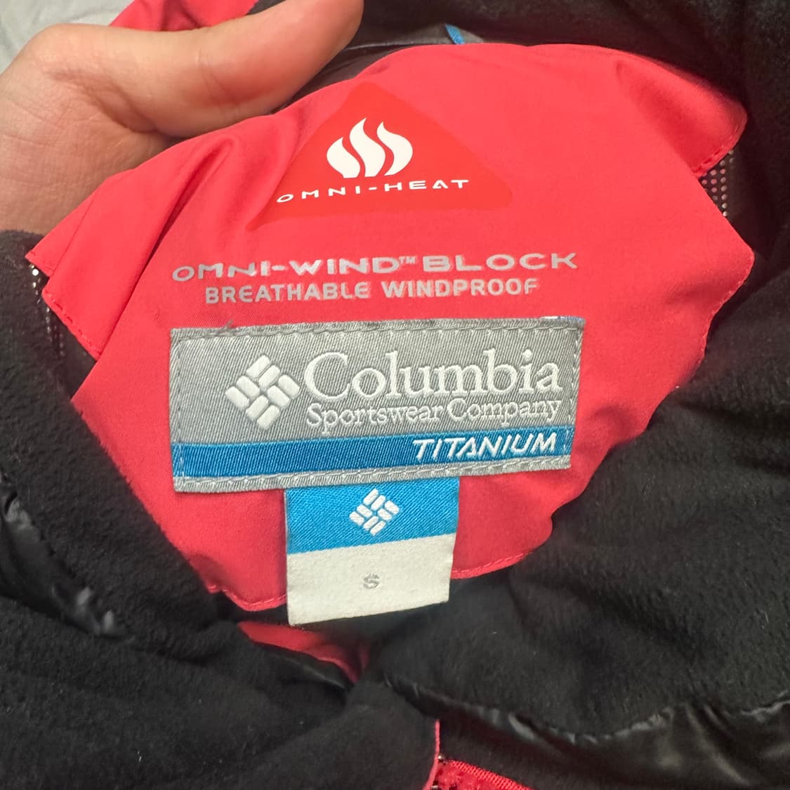 컬럼비아 티타늄 옴니히트 핑크롱패딩 90 상품이미지3