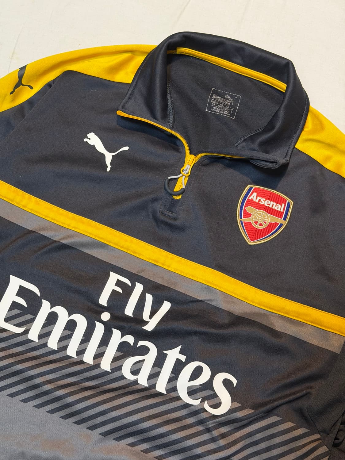 푸마 16-17 아스날 반집업 드릴탑 져지 상품이미지2