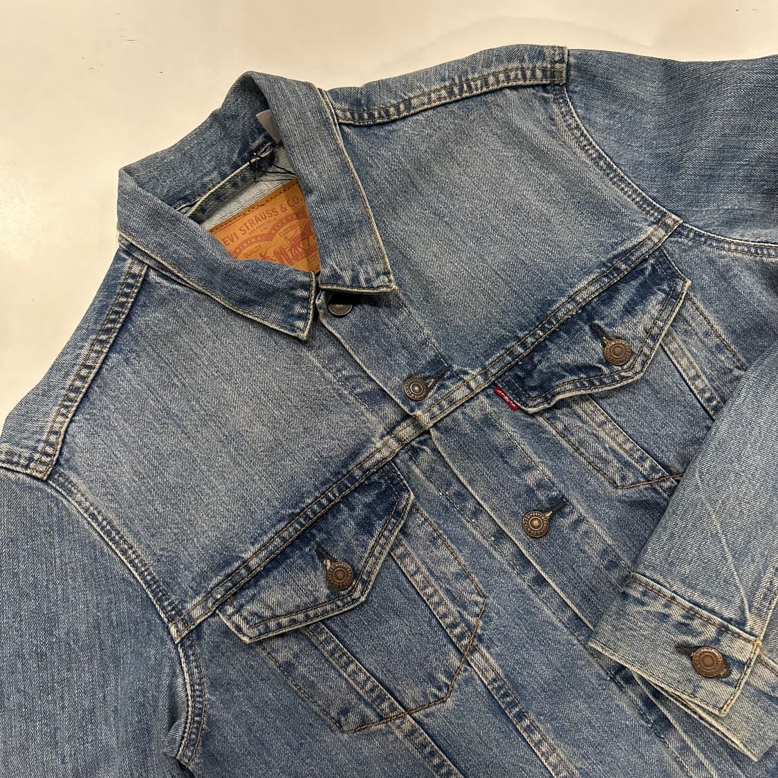 [M] 18ss 리바이스 스탠다드 데님 트러커 자켓 청자켓 B80 상품이미지3