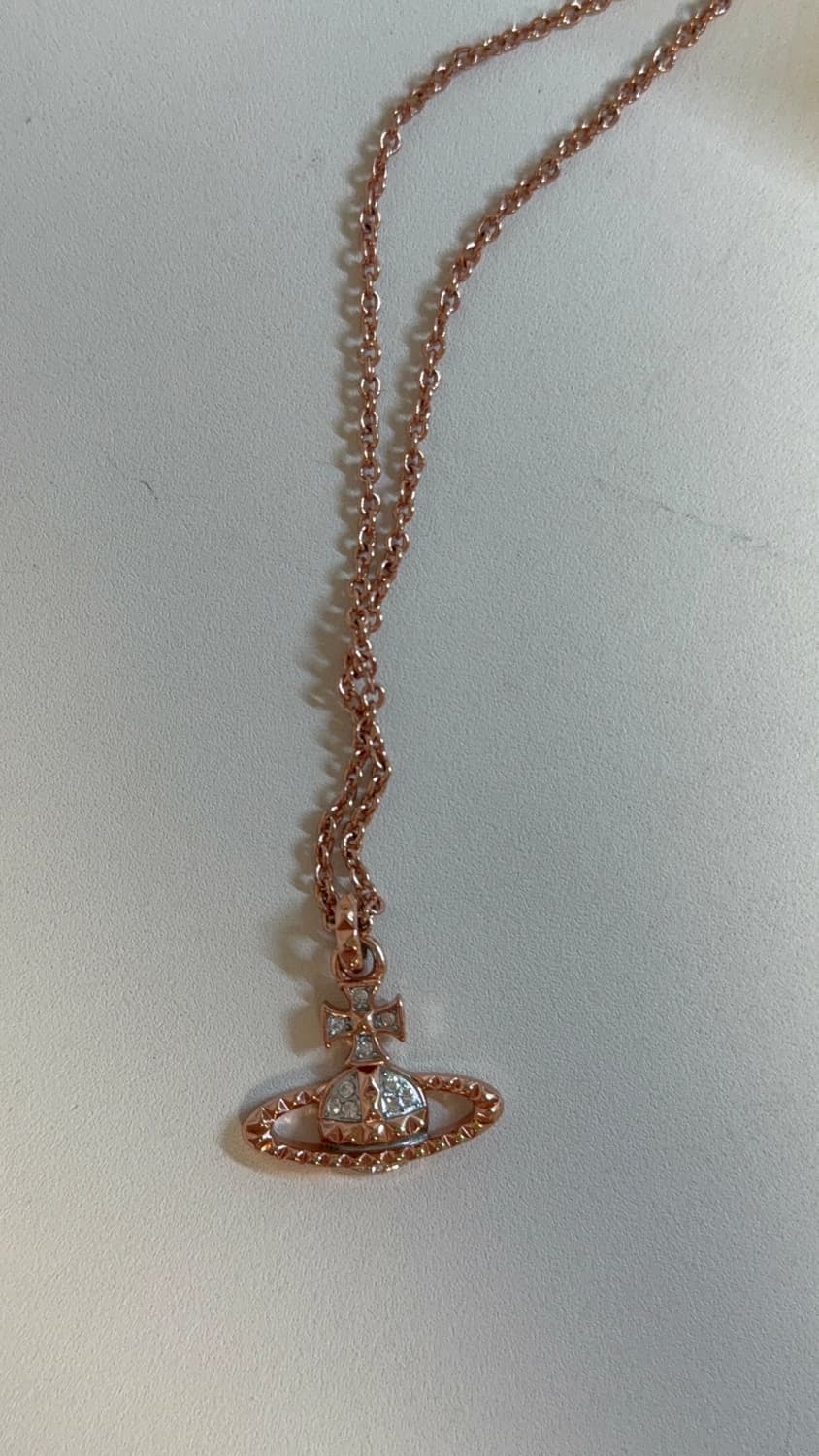 비비안웨스트우드 핑크골드/로즈골드 목걸이 상품이미지3