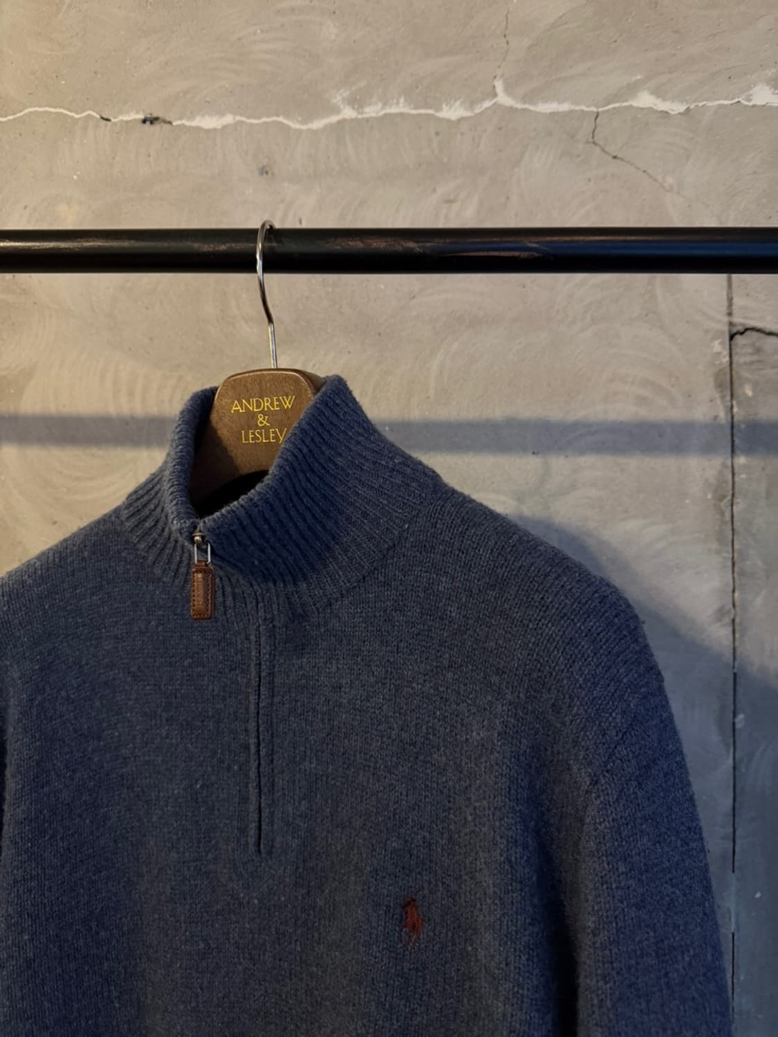 폴로 랄프로렌 클래식 짚업 니트 100 상품이미지6