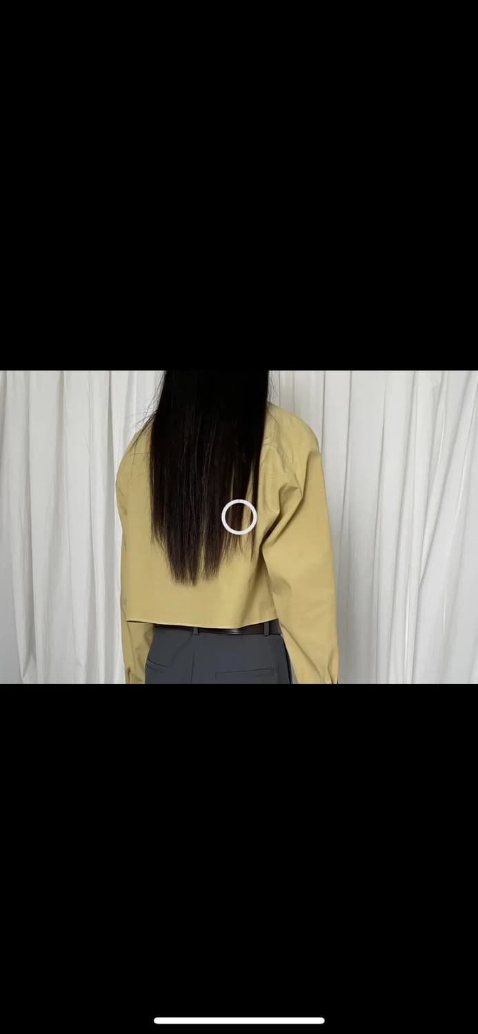 플라시드 크롭 셔츠 상품이미지2