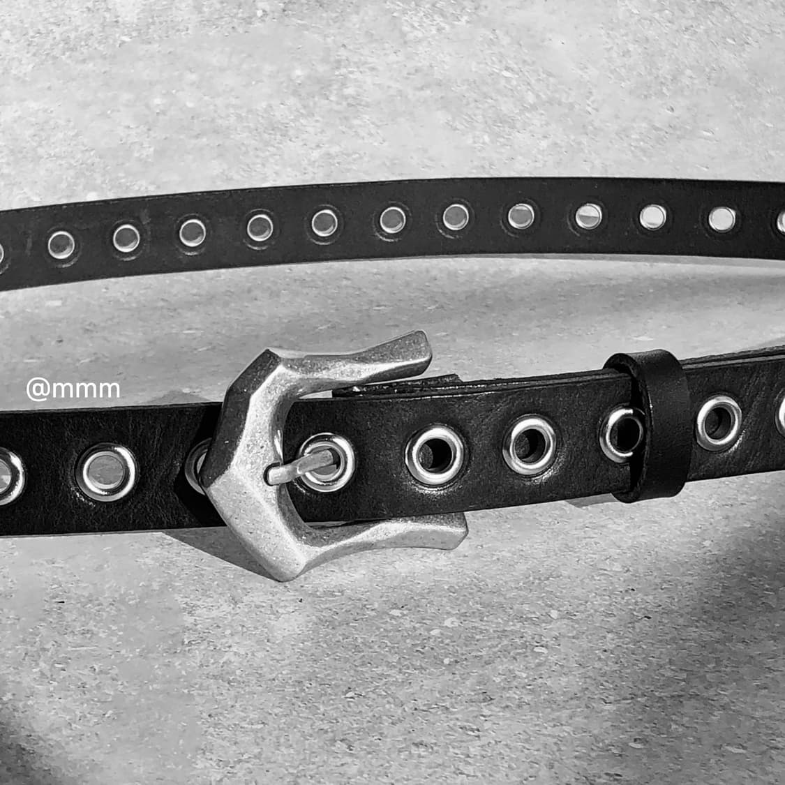 [Unisex] 아일렛 웨스턴 가죽 벨트 상품이미지1