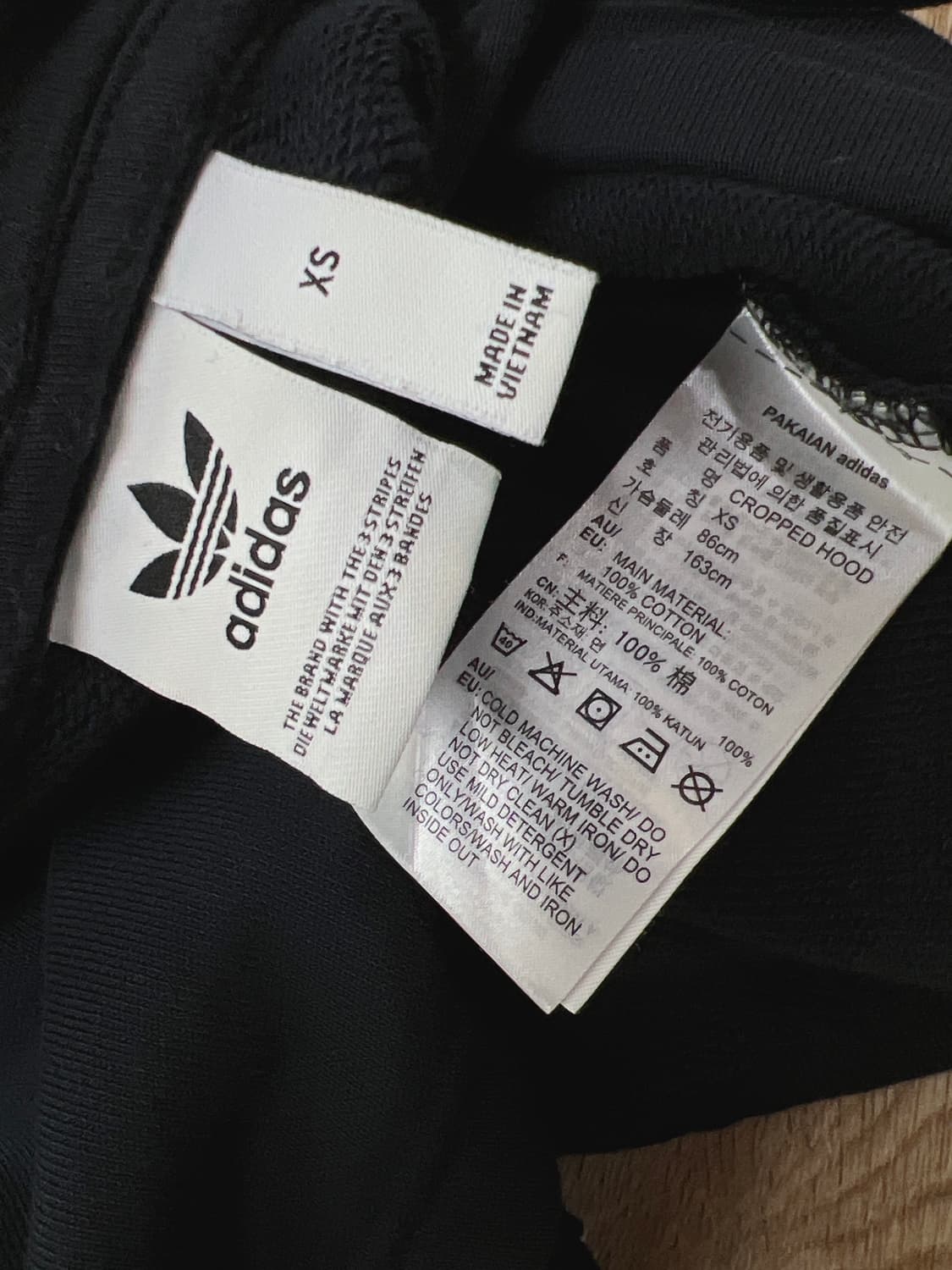 아디다스 크롭 후드티  상품이미지5