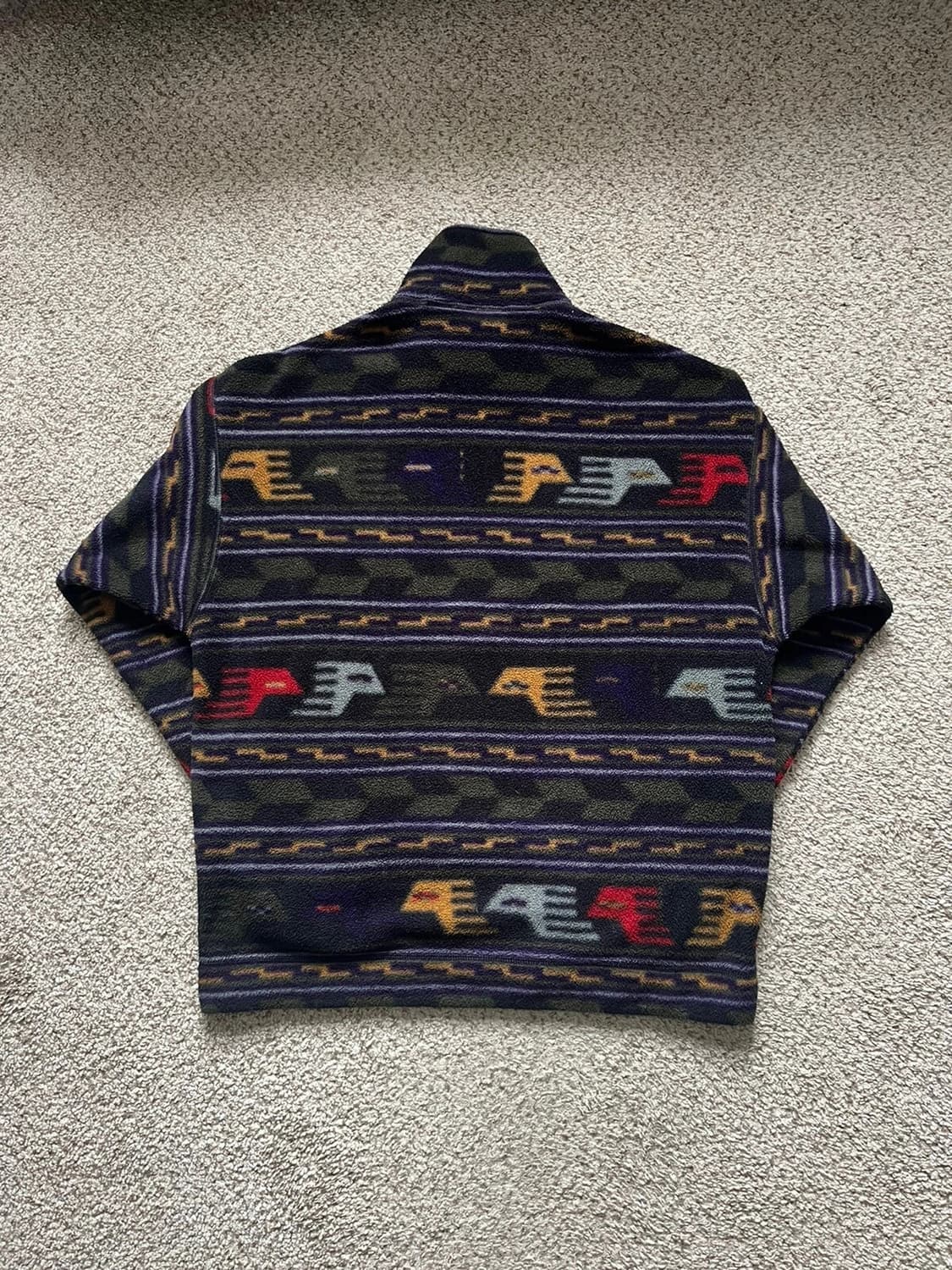 90s 파타고니아 신칠라 하프 집업 아나톨리아 패턴  상품이미지6