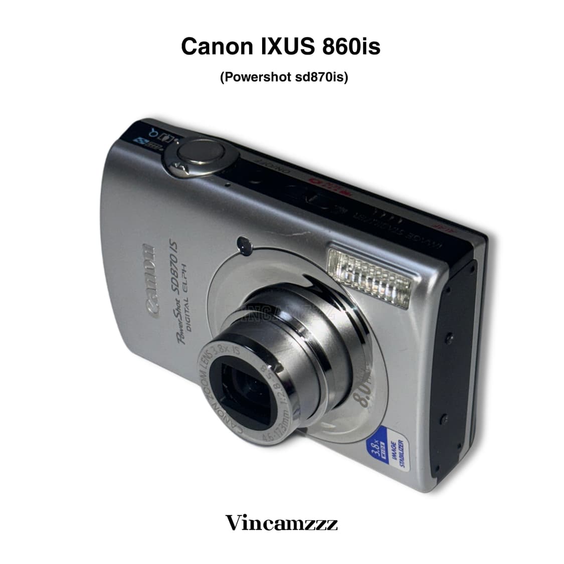 Canon 캐논 IXUS 익서스 860is 디지털 카메라 상품이미지1