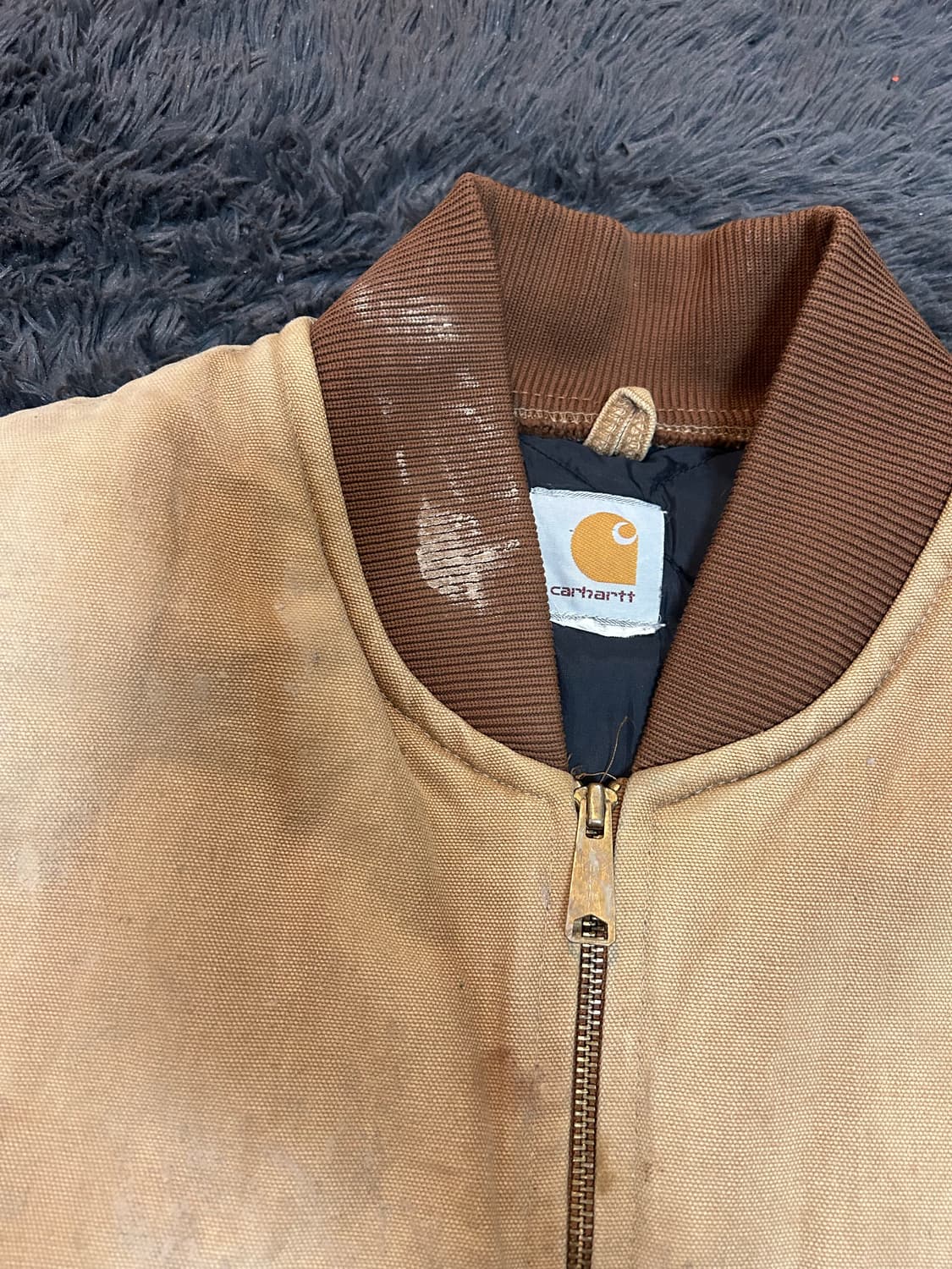 빈티지 칼하트퀄팅베스트 상품이미지3