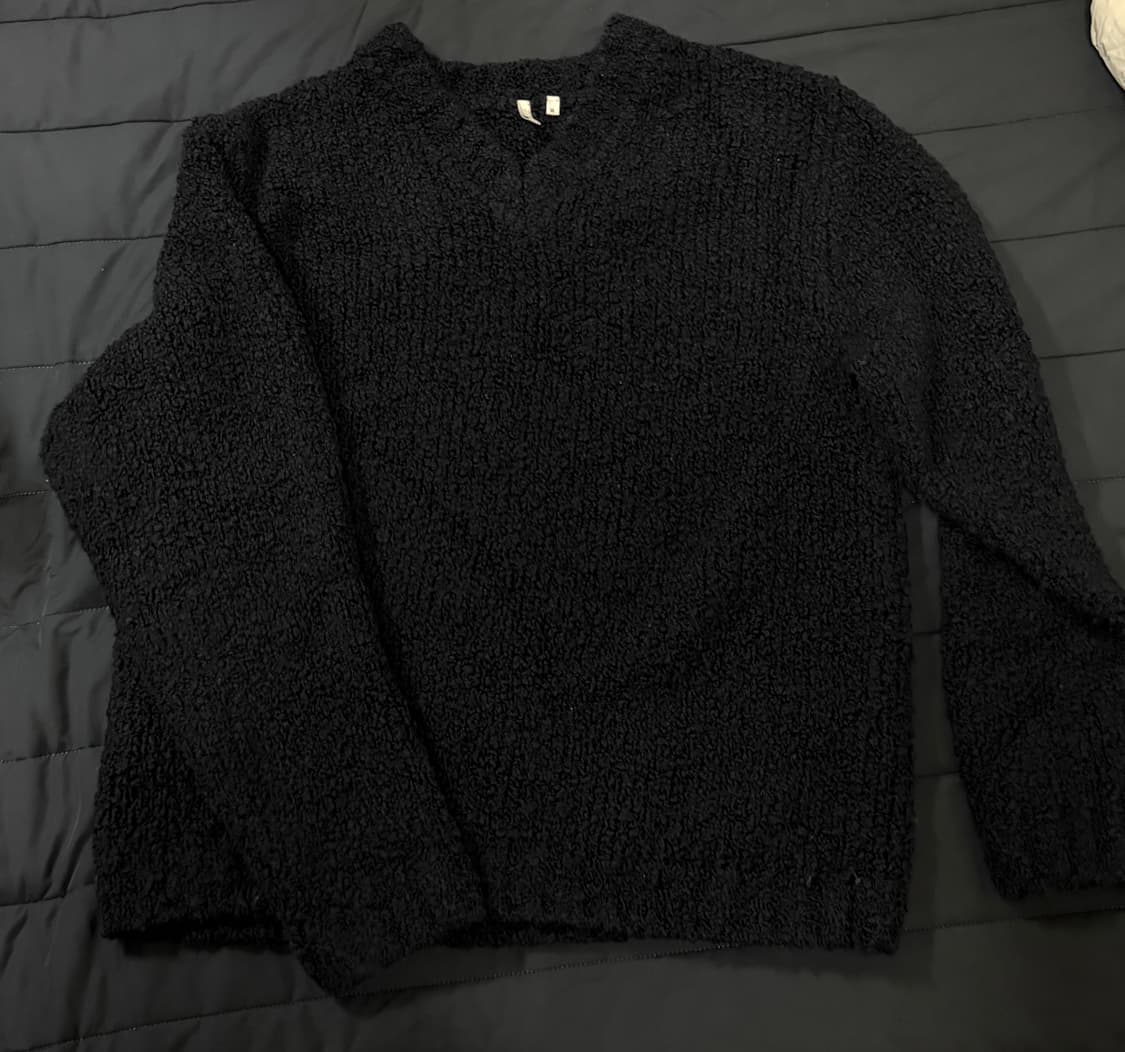 선플라워 아스케 니트 블랙 상품이미지2