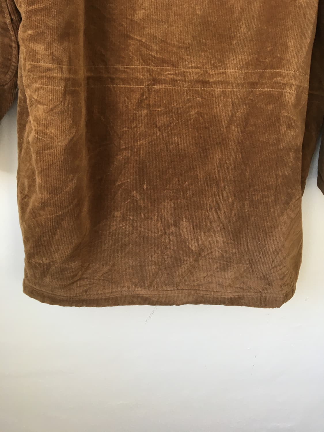 Fake fur hood corduroy jacket 상품이미지4