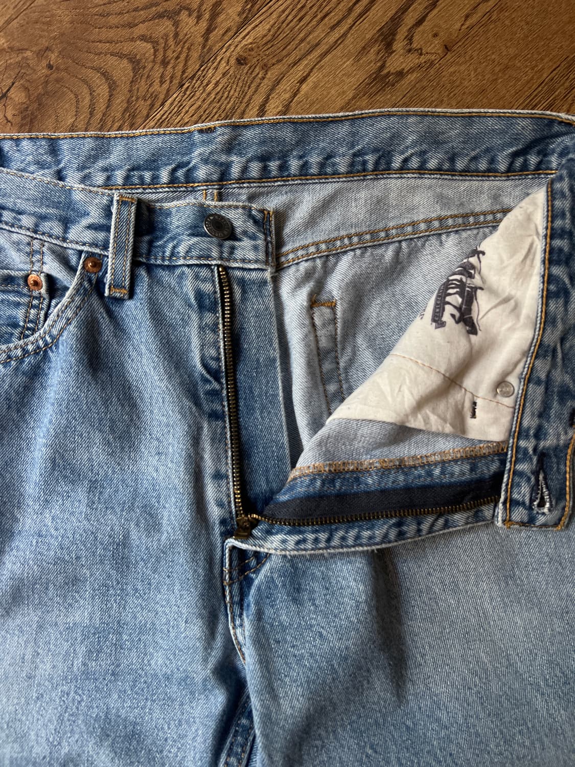 [35]리바이스 505 빈티지 워싱 데님 팬츠 상품이미지3