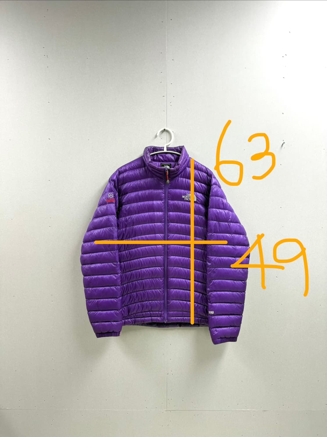 여성 90 L / 노스페이스 옵티멈 800 써밋시리즈 경량패딩 퍼플 상품이미지2