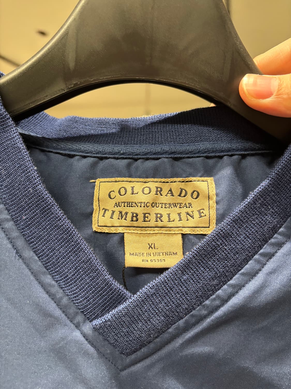 빈티지 v넥 반팔 바람막이 웜업 (소매 탈부착 가능)   상품이미지7