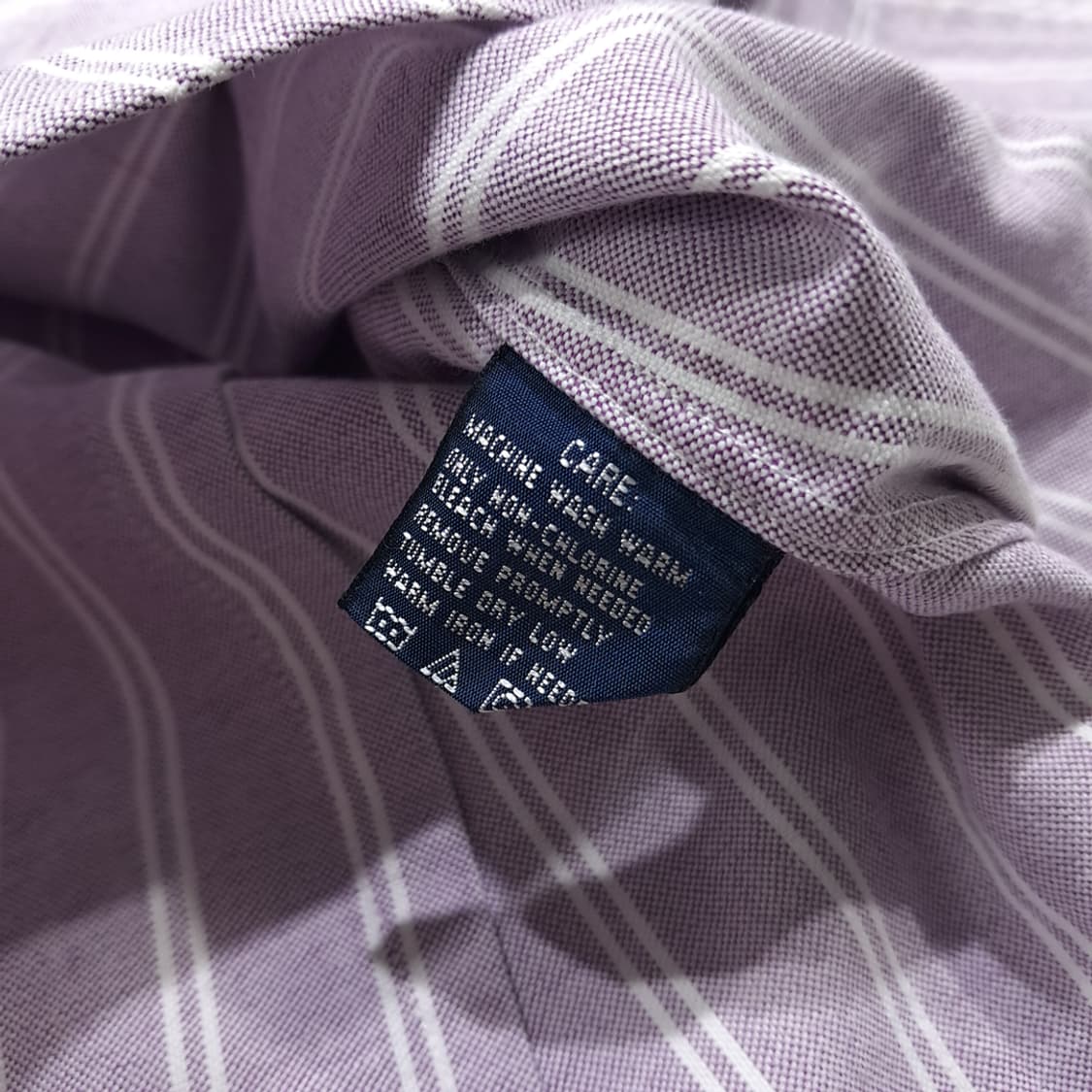 CK123 M 폴로 슬림핏 퍼플 스트라이프 셔츠 남방 상품이미지5