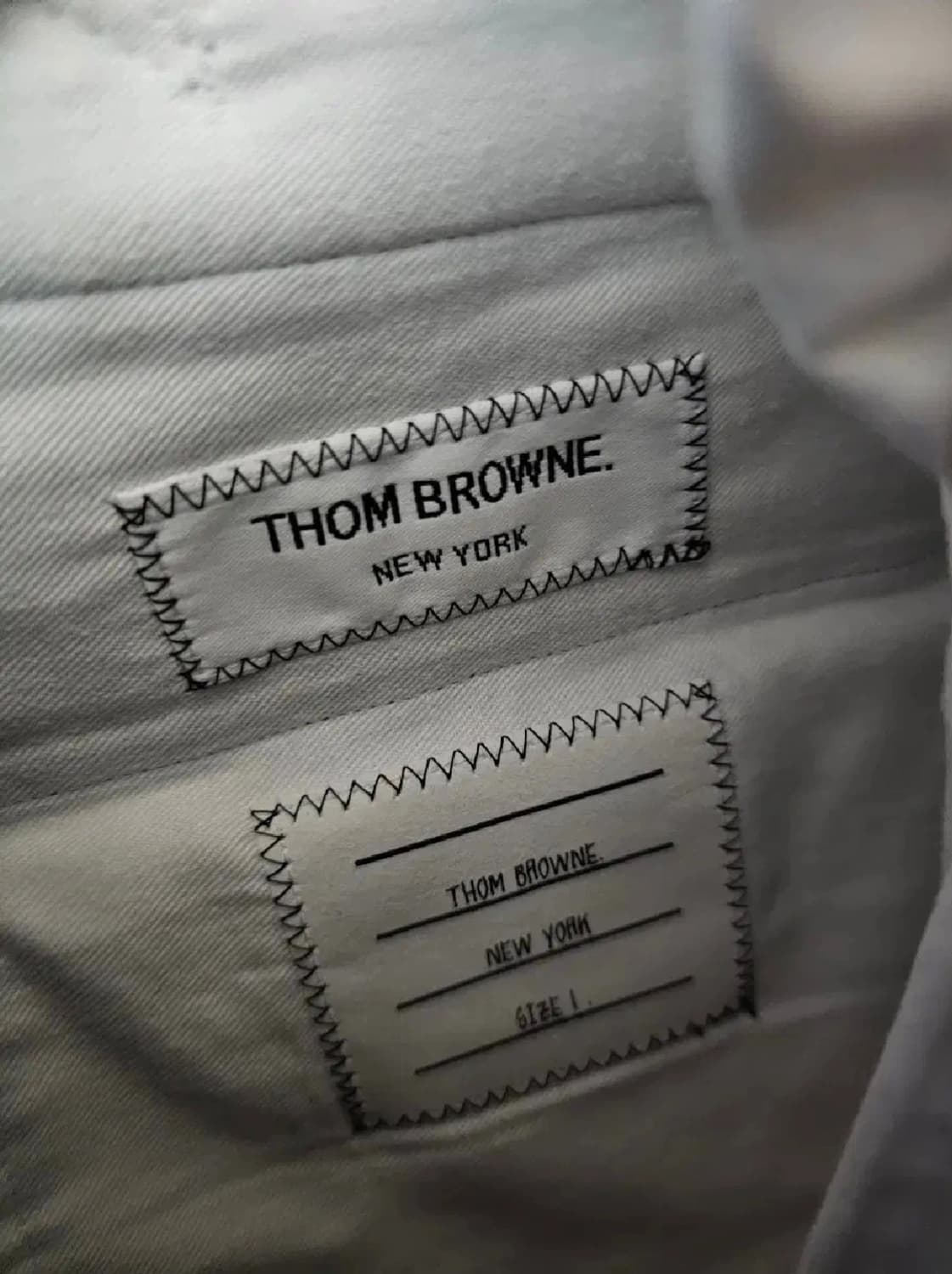 톰브라운 워시드 4bar 데님 팬츠 (Size 1/30) 상품이미지8