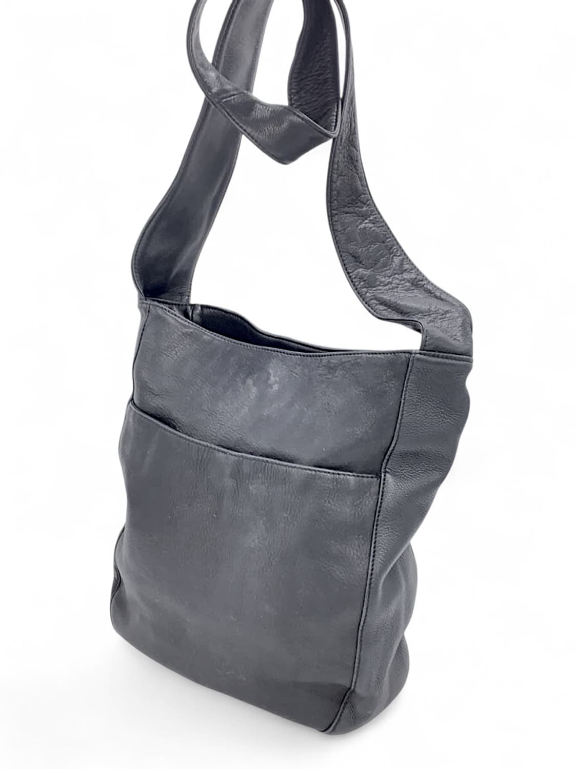 요지 야마모토 느와르 소가죽 숄더백 상품이미지2