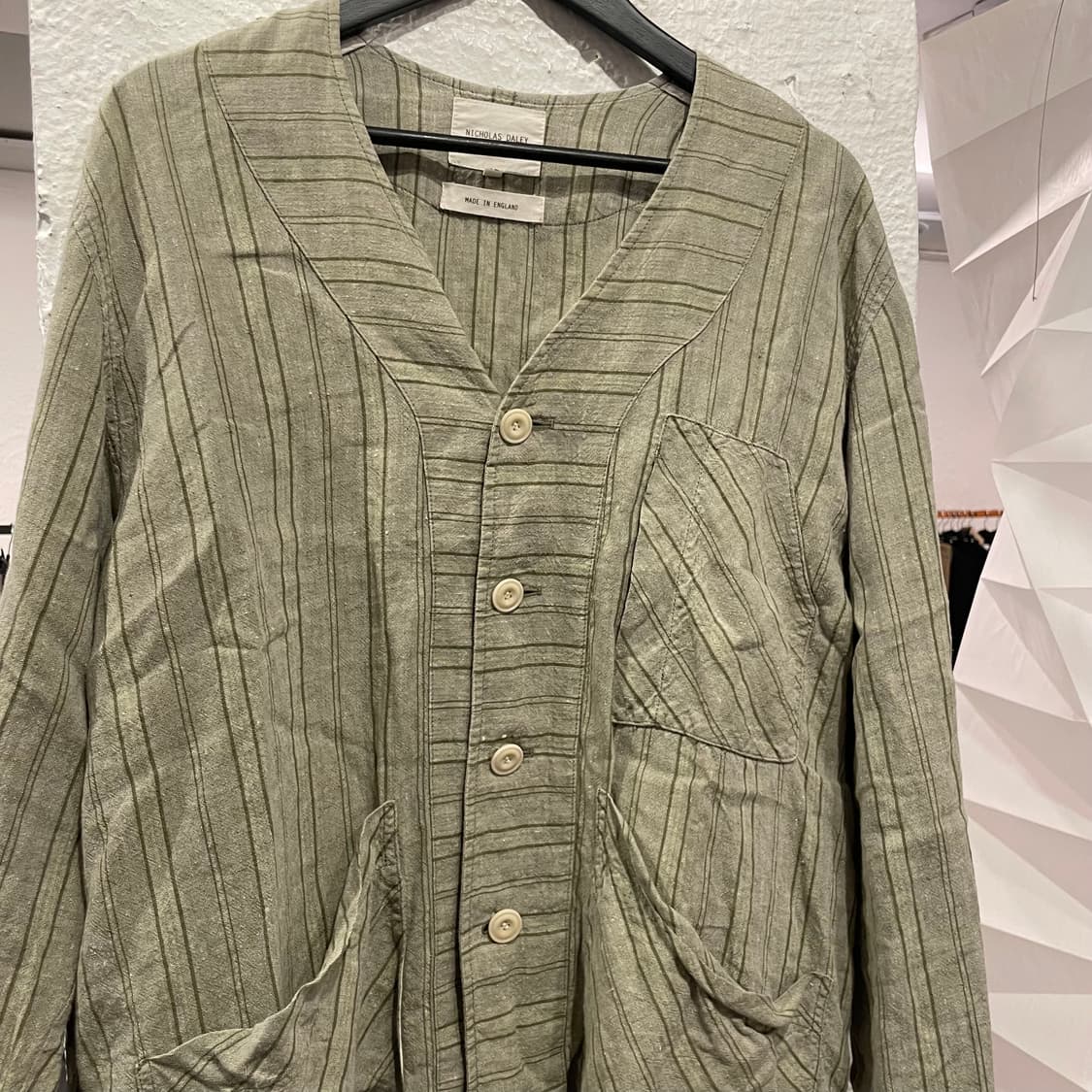 니콜라스 데일리 (Nicholas Daley) 리넨 자켓 상품이미지2