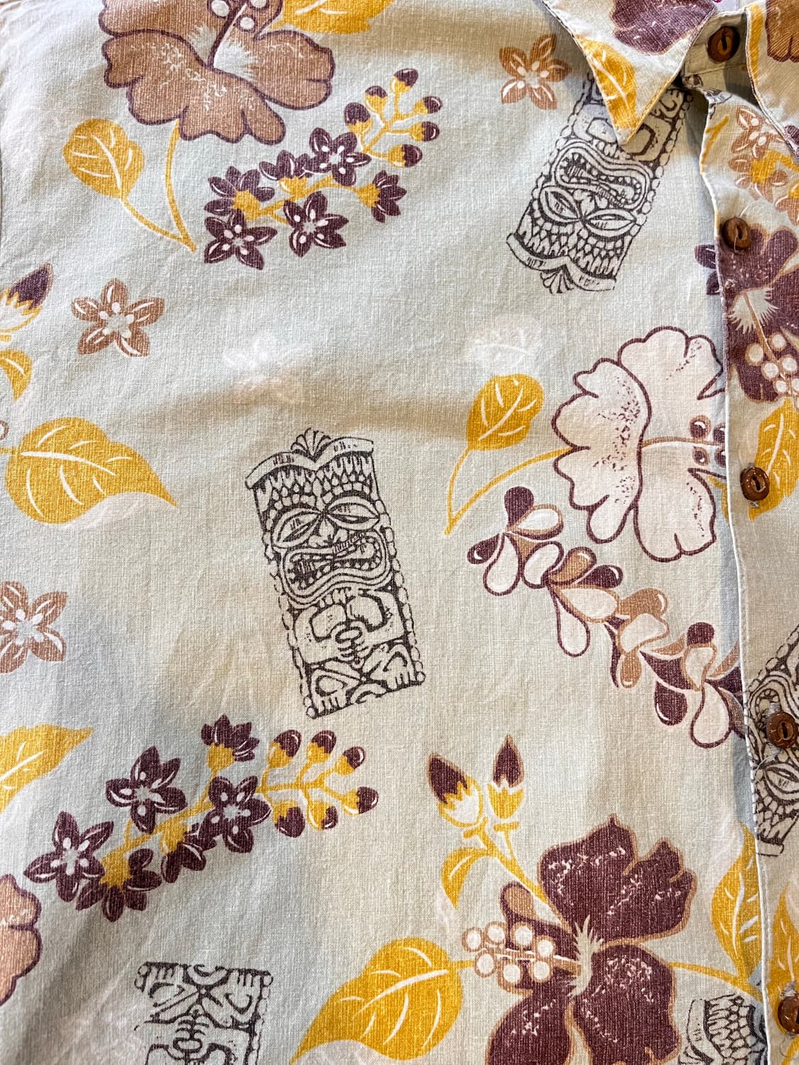 HO ALOHA 하와이안 알로하 패턴 셔츠 (미국) 상품이미지6